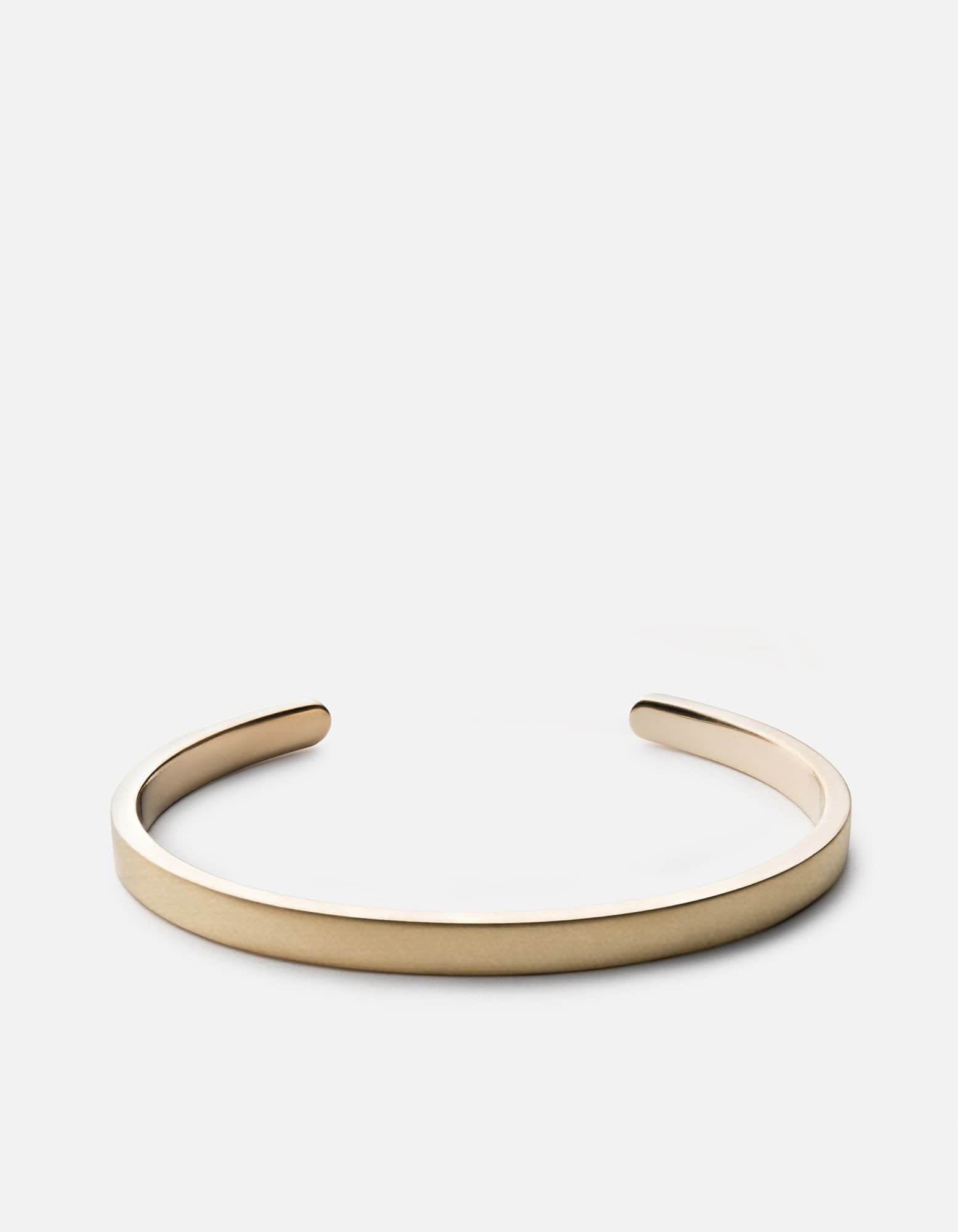 Matte Brass Singular Cuff Bracelet - Elegant Minimalist Jewelry for Women & Men - Perfect for Casual Wear, Parties & Gifts