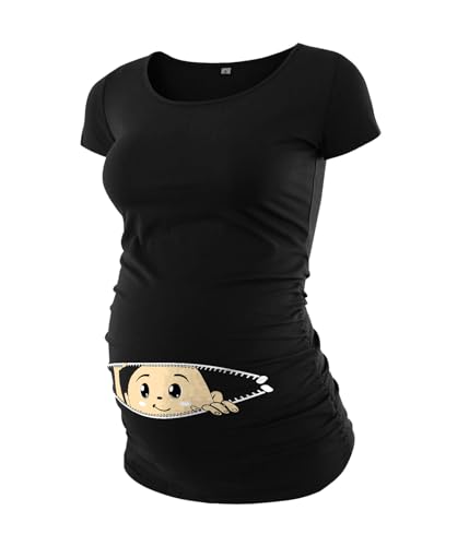 Black - Baby Maternity T-shirt