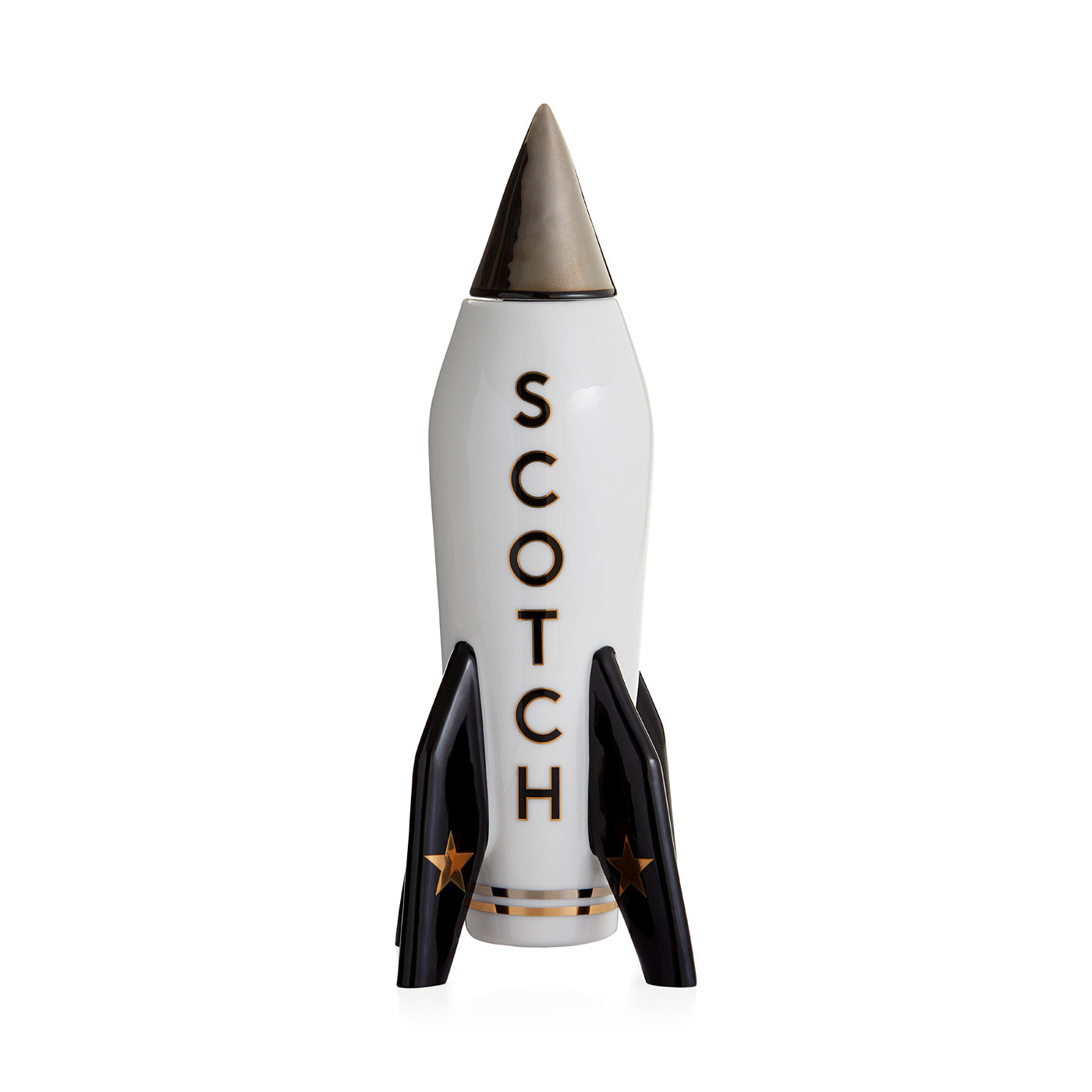 Premium Rocket Scotch Decanter with Aerating Spout - Elegant Glass Whiskey Decanter for Bourbon, Scotch & Liquor - Perfect for Home Bars, Gifts & Entertaining