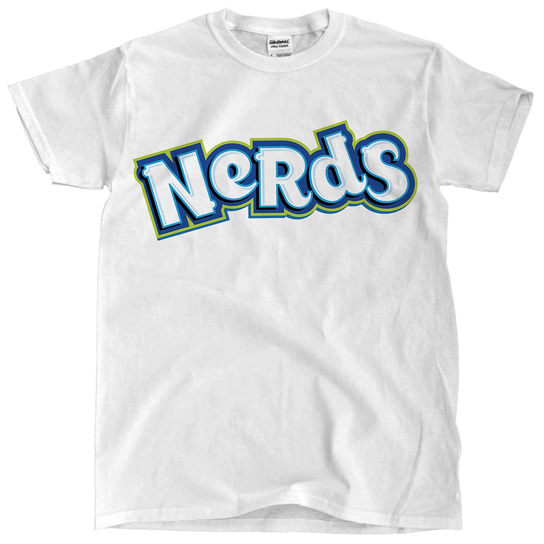 Nerds Candy Graphic T-Shirt - Fun & Colorful Candy Print Tee for Nerds Fans - Perfect for Casual Wear, Cosplay & Gift Giving