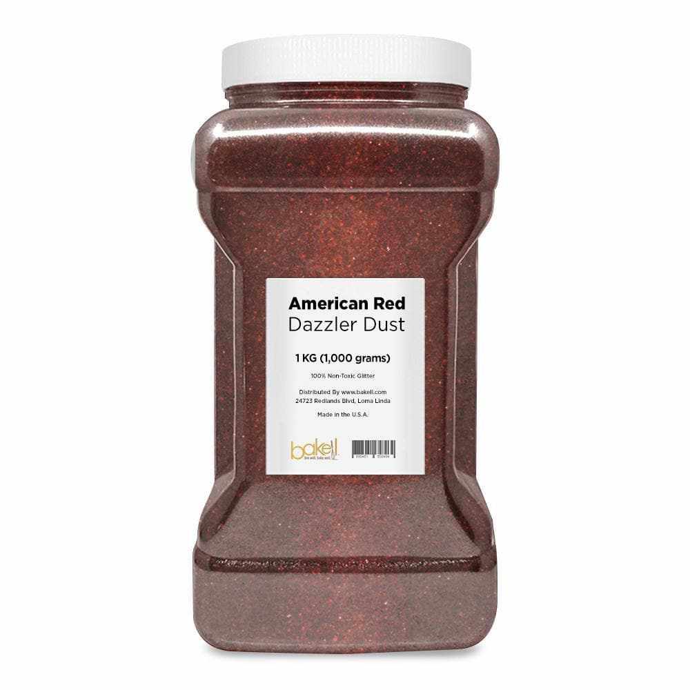 American Red Dazzler Dust® - 1LB Bulk Glitter for Crafts, DIY Projects & Cosmetics | Premium Fine Glitter Powder for Slime, Nail Art, Resin Art & Party Decorations