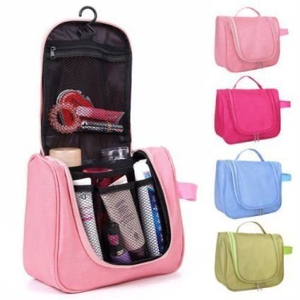 Marji&Anuvrutti Hanging Toiletry Bag for Travel - Waterproof Cosmetic Makeup Organizer with Multiple Pockets - Perfect for Vacation, Gym, Camping & Daily Use (Buy 1 Get 1 Free)