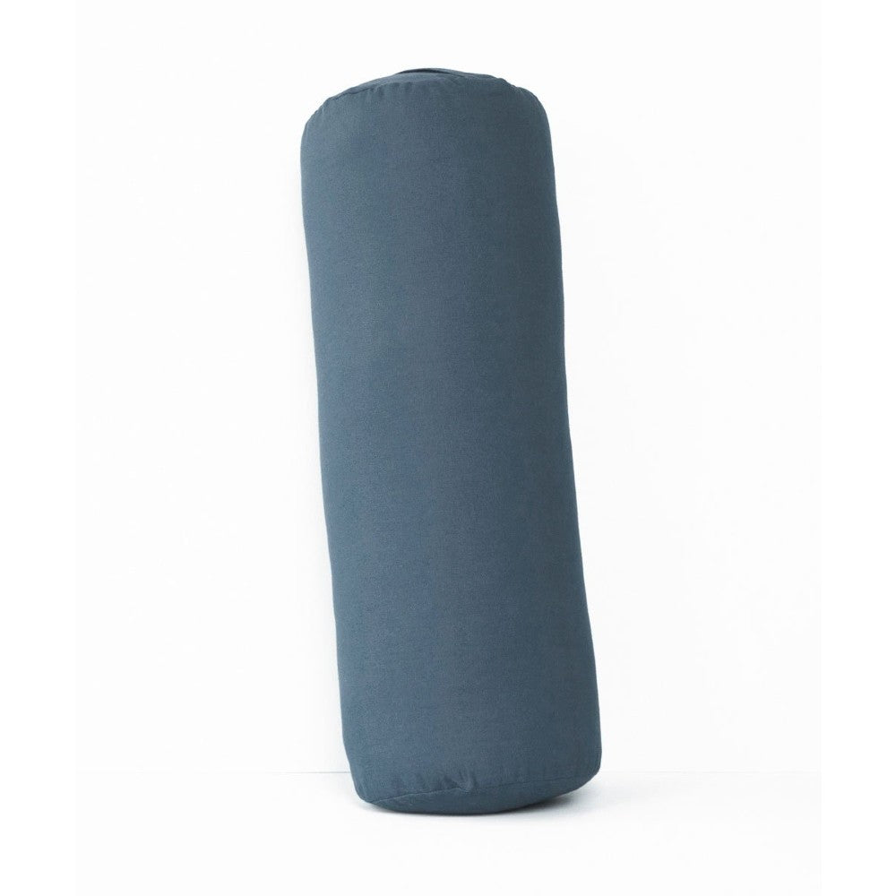 Half Moon Cylindrical Yoga Bolster for Meditation, Stretching & Support – Premium Foam Cushion for Yoga, Pilates & Physical Therapy at Home or Studio