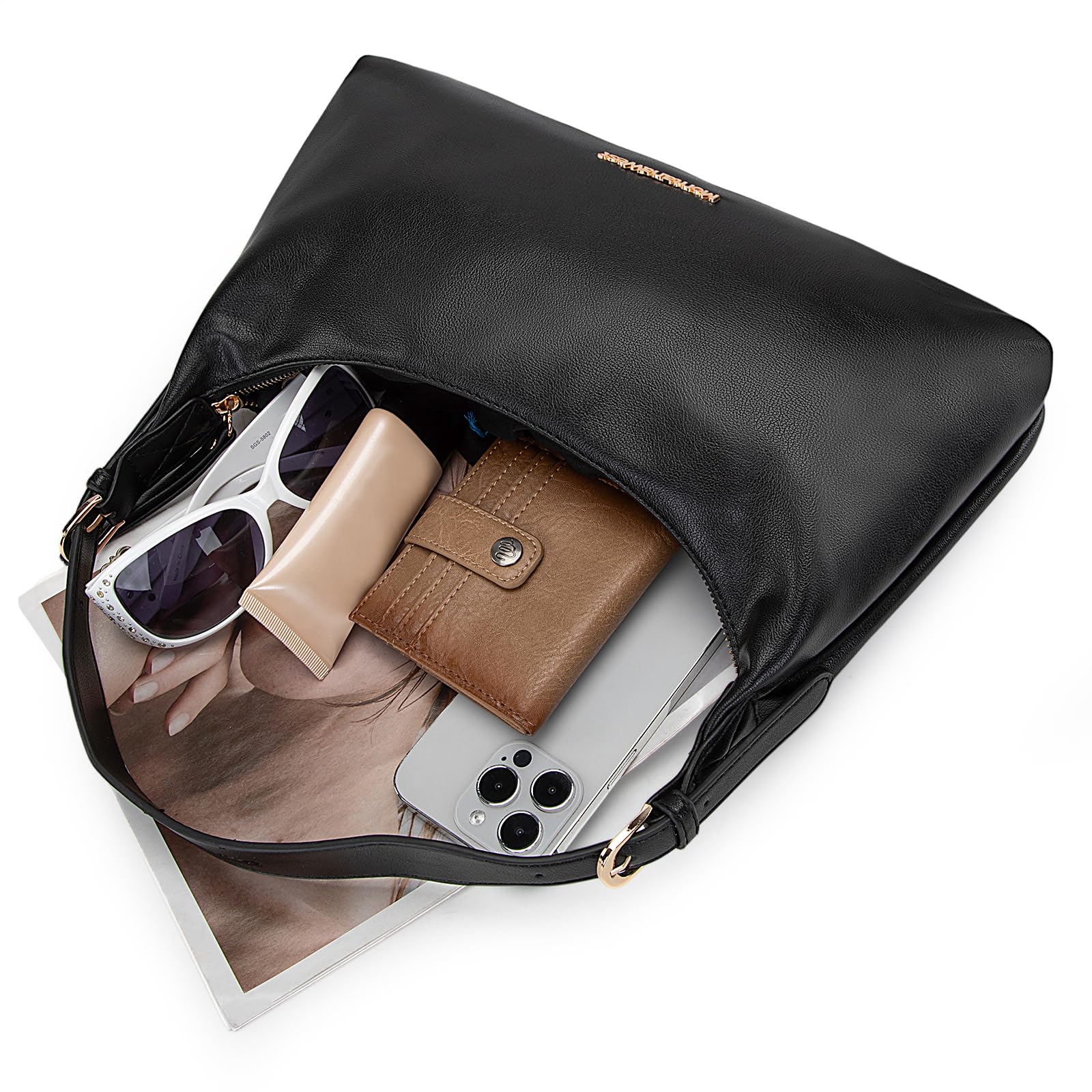 Montana West Medium Shoulder Purse for Women - Stylish Crescent Hobo Bag with Adjustable Strap, Perfect for Work, Travel & Everyday Use