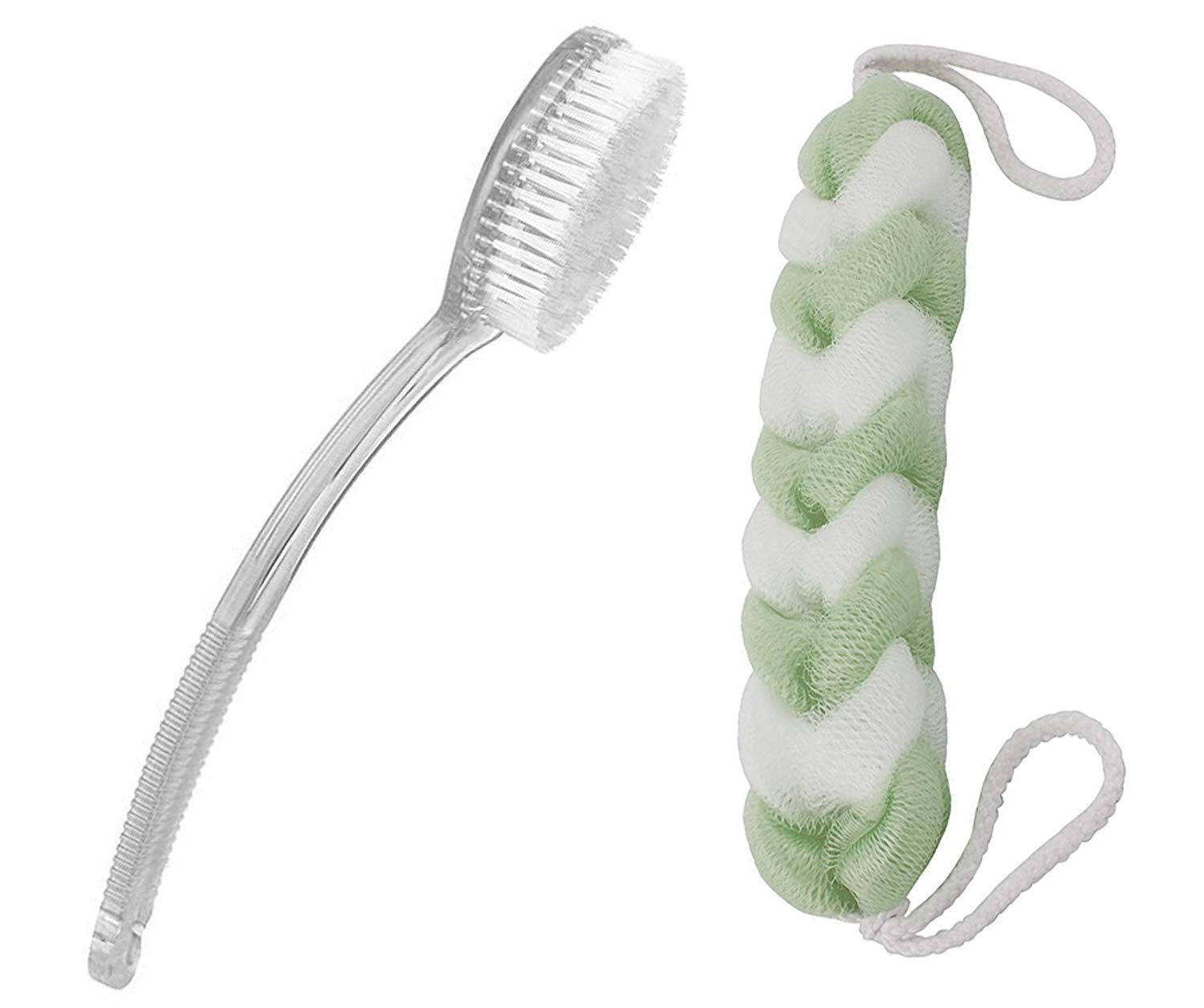 Kabello Exfoliating Bath Brush & Loofah for Men & Women - 35g, Pack of 1 - Perfect for Shower, Spa & Body Scrub at Home