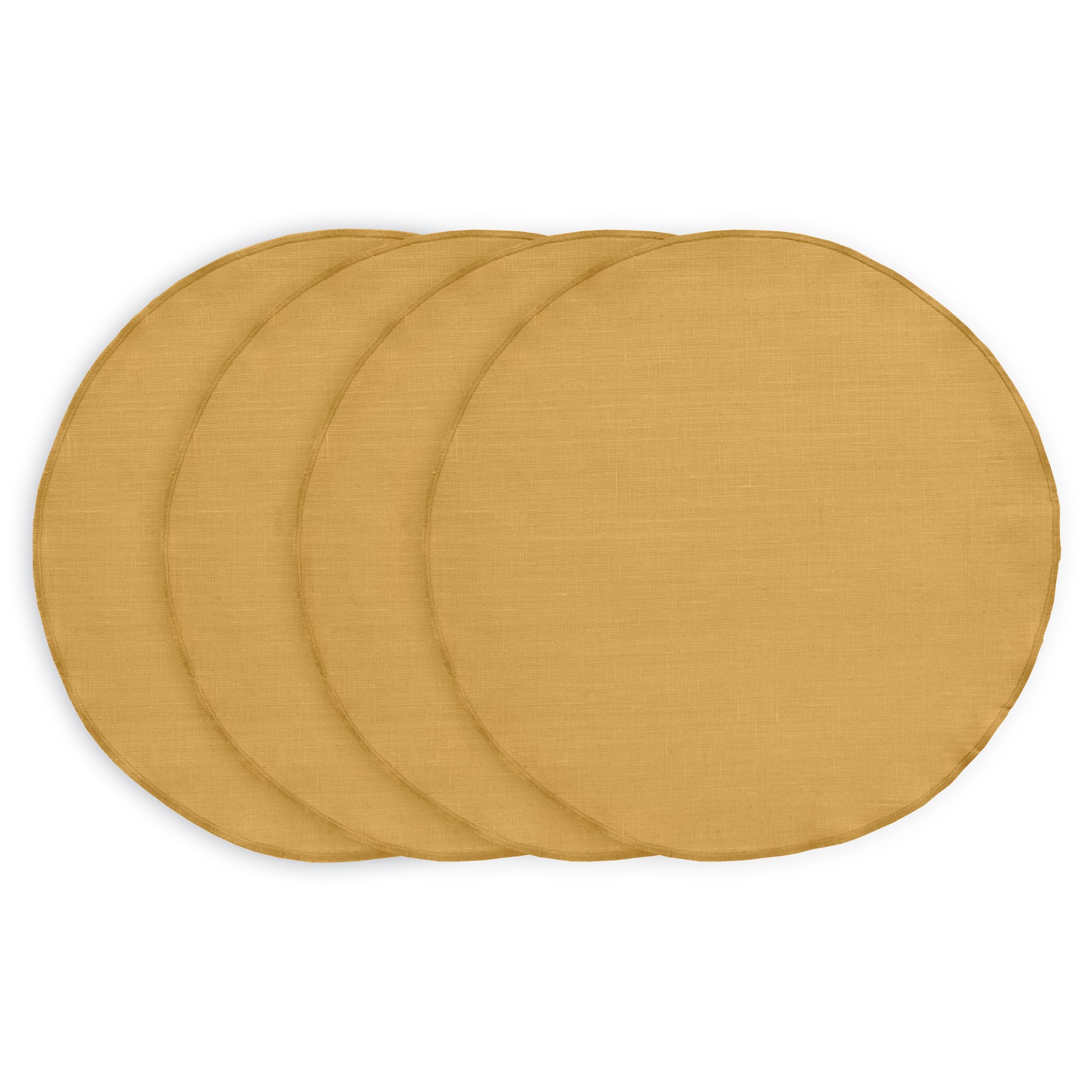 Premium Round Placemats Set of 4 - Non-Slip Heat Resistant Table Mats for Dining & Decor - Perfect for Dinner Parties, Holidays & Everyday Use