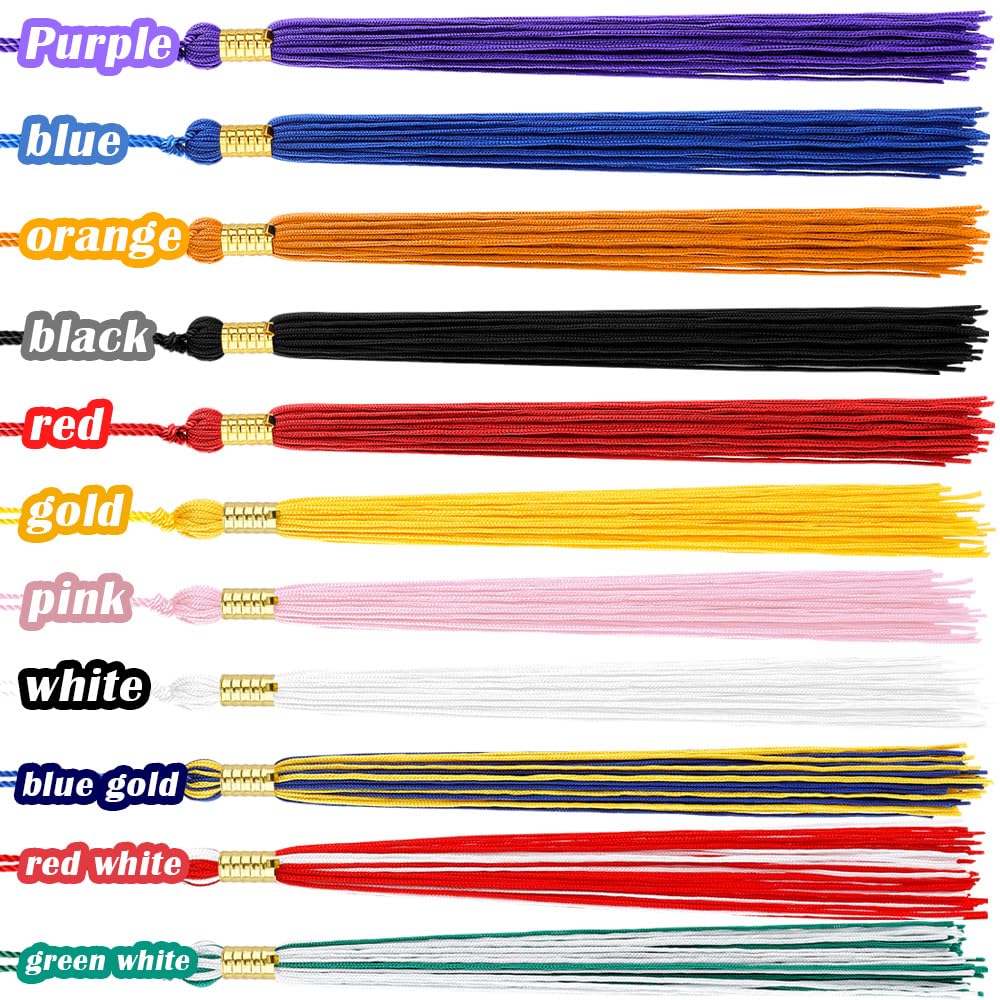 2024 Graduation Tassel - Class of 2024 Cap Tassel for Graduation Ceremony | Black Graduation Gown Decoration Tassel Cords | Perfect for High School & College Graduation Accessories