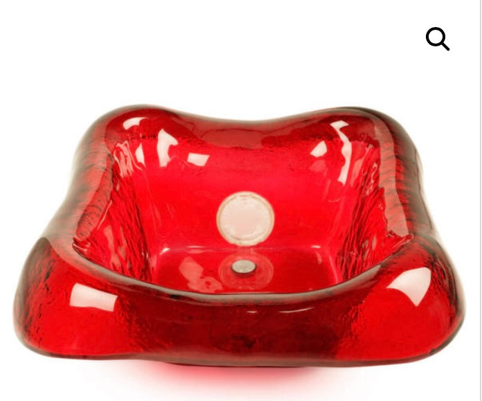 La Fleur Glass Bowl - Elegant Floral Design Serving Bowl for Salads, Fruits, Desserts | Perfect for Parties, Weddings, Home Decor & Gift Giving