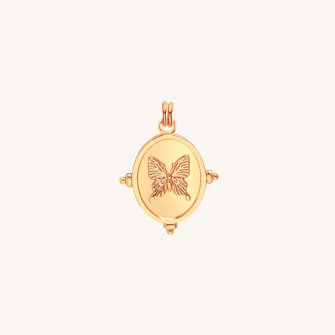 Emerge Butterfly Charm Necklace - Elegant Silver Pendant for Women - Perfect for Valentine's Day, Anniversary & Birthday Gifts - Jewelry for Everyday Wear & Special Occasions