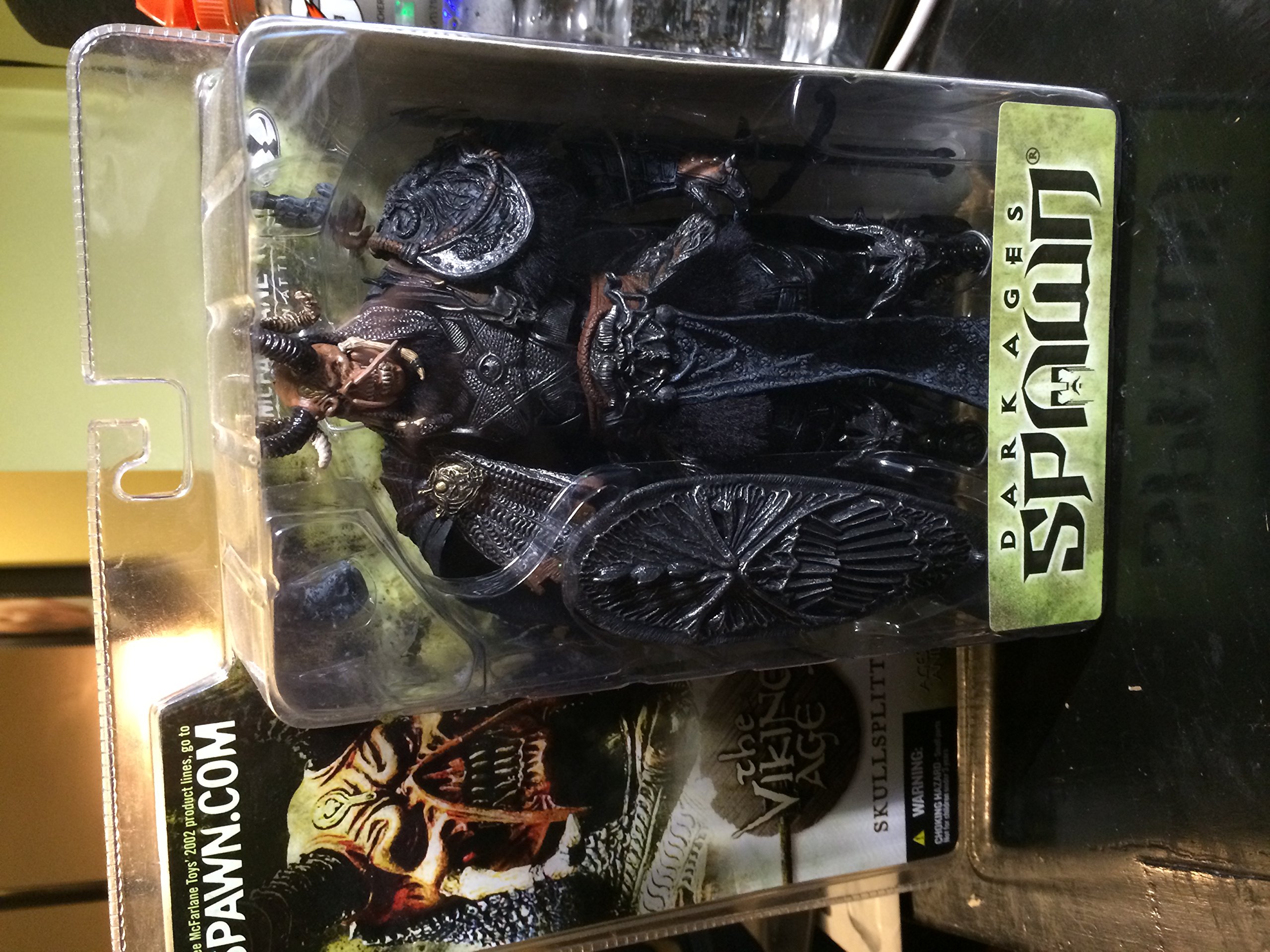 McFarlane Toys Spawn Series 22 Viking Age SKULLSPLITTER with MASK R3 Repaint Variant Action Figure - Collectible Toy for Display, Gifts & Gaming Scenes