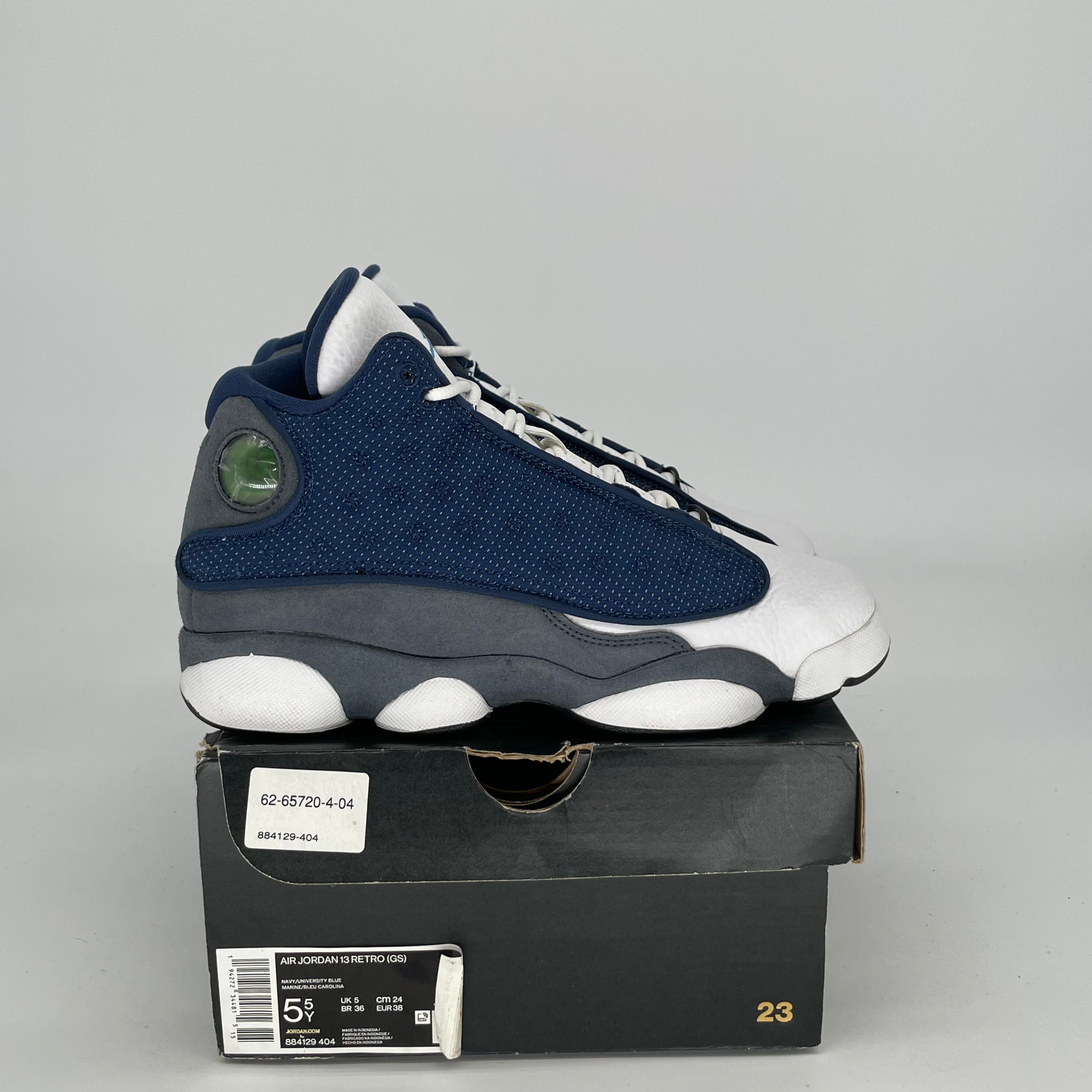 AIR JORDAN 13 Retro Flint Basketball Shoes - Women's Size 5.5/7W (Style Code: 884129-404) - Perfect for Streetwear & Court Performance