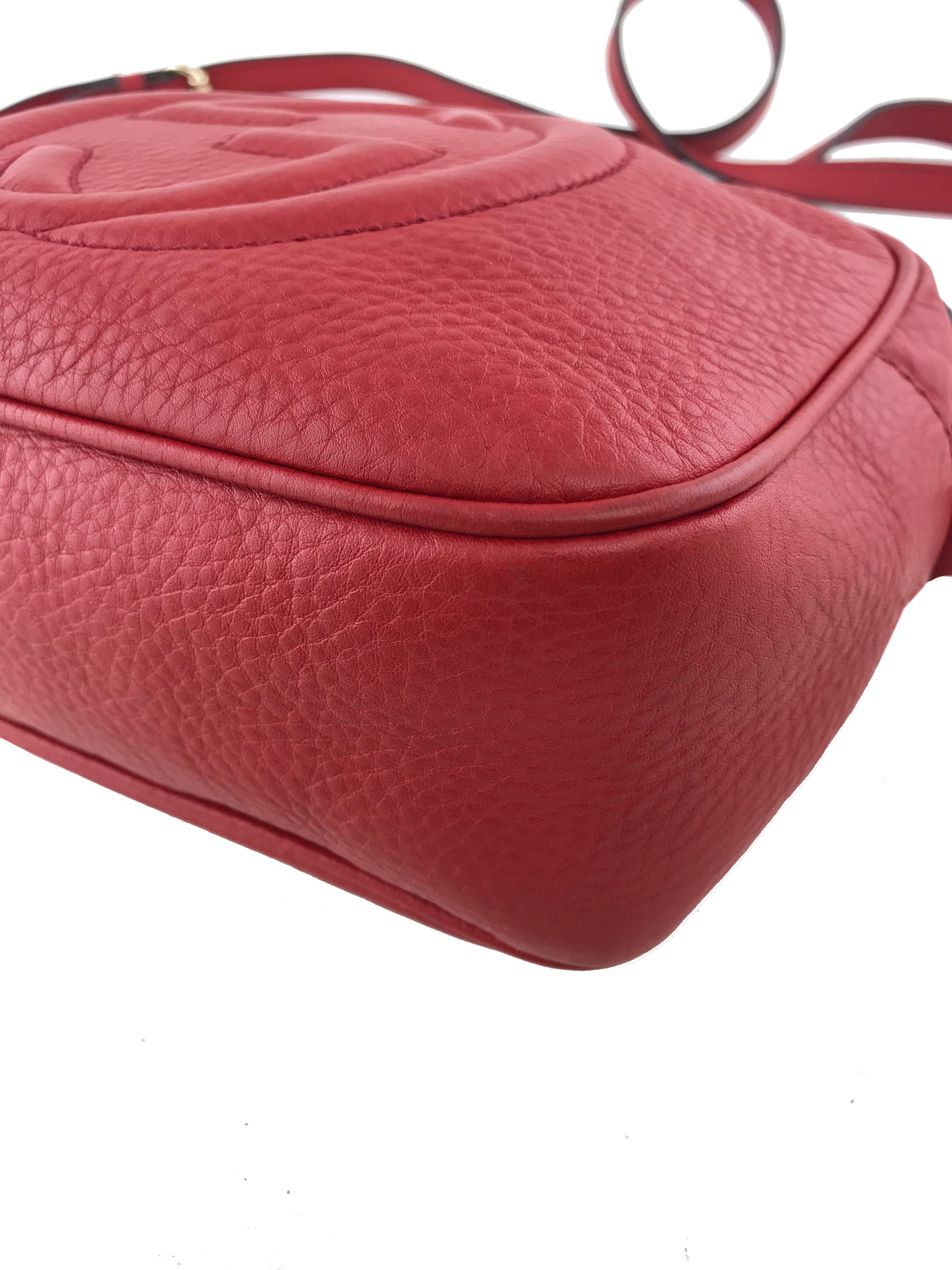 Authentic Gucci Soho Disco Leather Crossbody Bag for Women - Luxury Designer Handbag Perfect for Work, Travel & Night Out