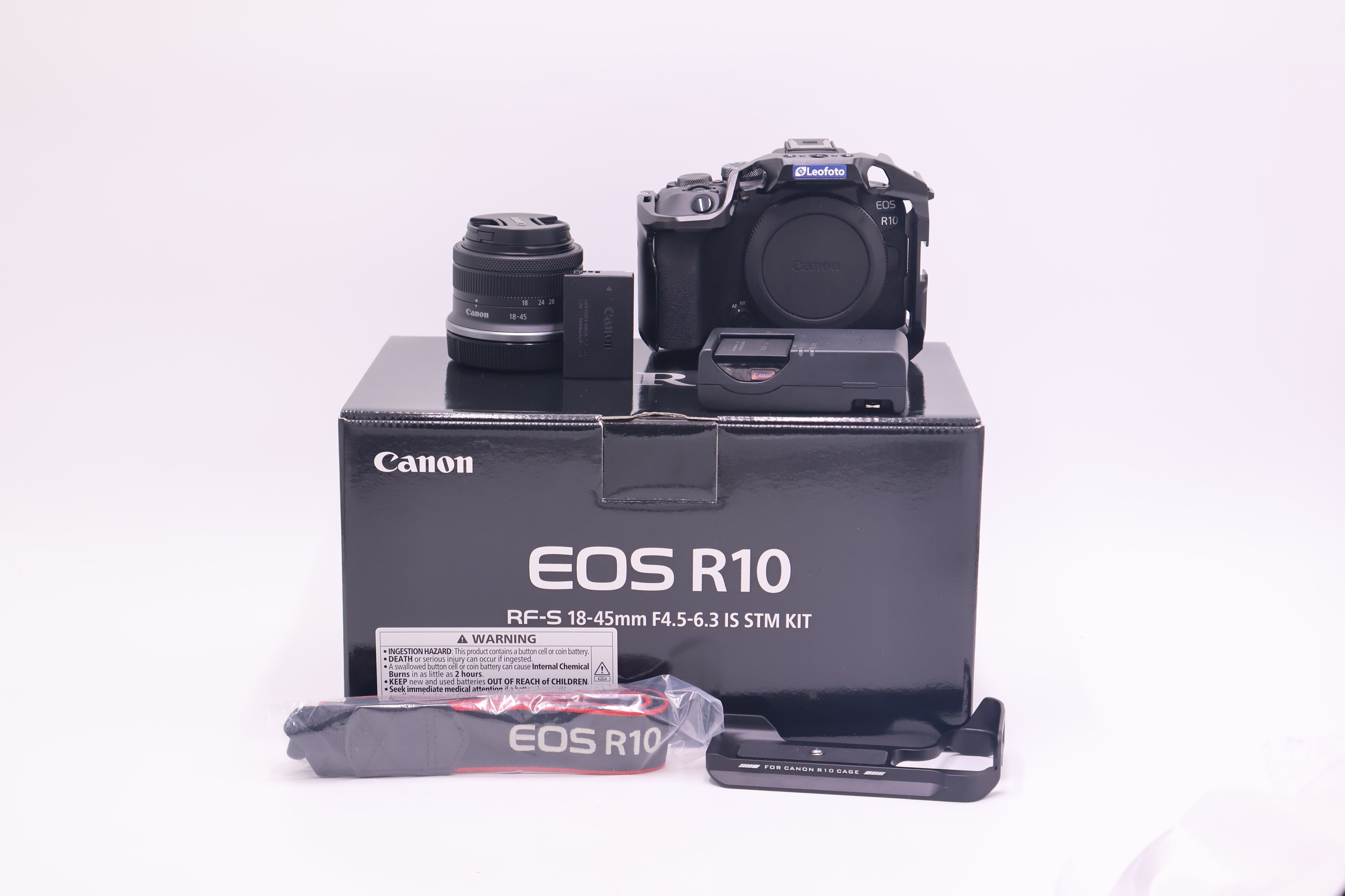 Canon EOS R10 Mirrorless Camera with 18-45mm Lens - Content Creator Kit (Used) | Perfect for Vlogging, Photography & YouTube Content Creation