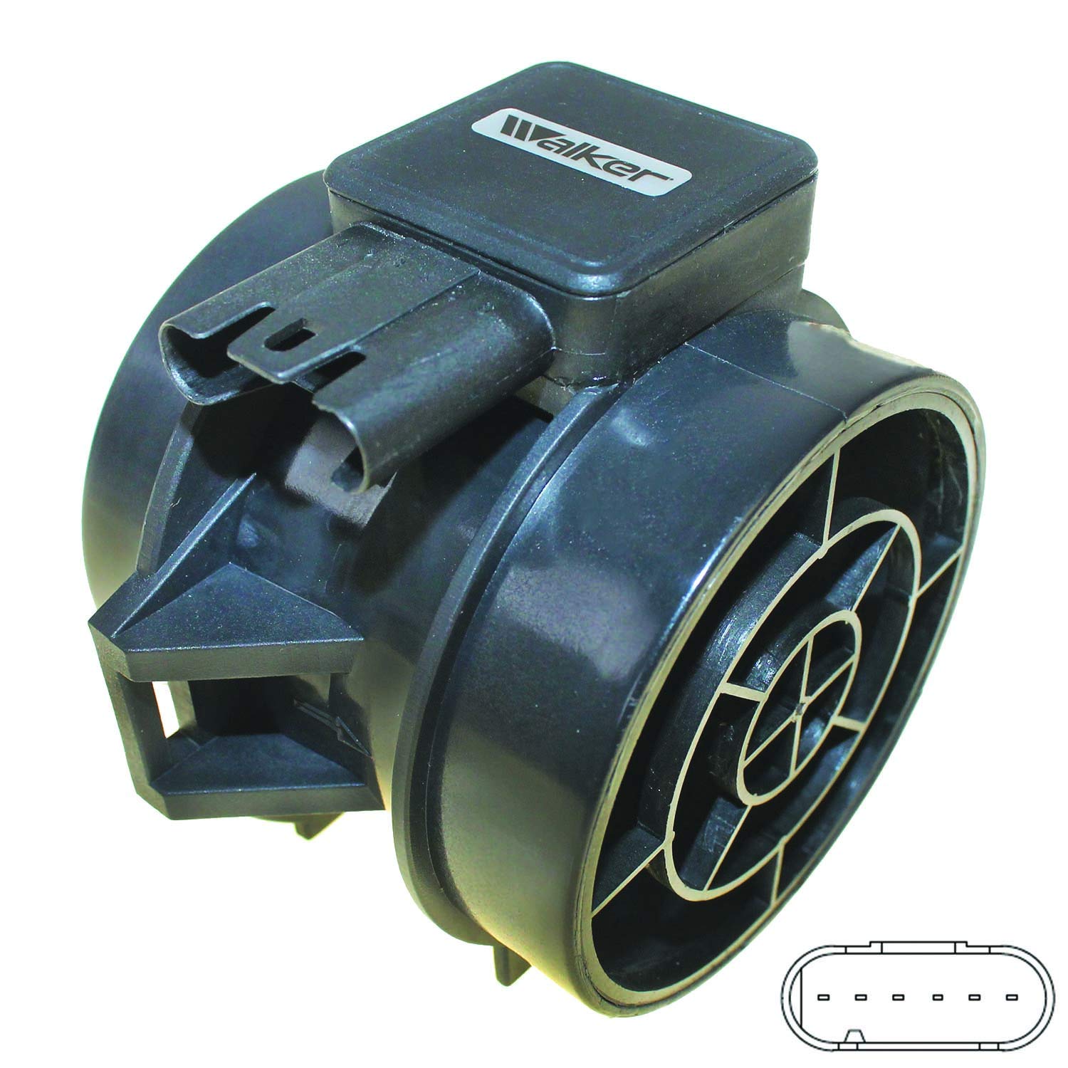 Walker Products 245-1174 Mass Air Flow Sensor Assembly - Compatible with [Vehicle Models] - High Performance Air Intake Sensor - Perfect for Engine Tuning & Fuel Efficiency Improvement