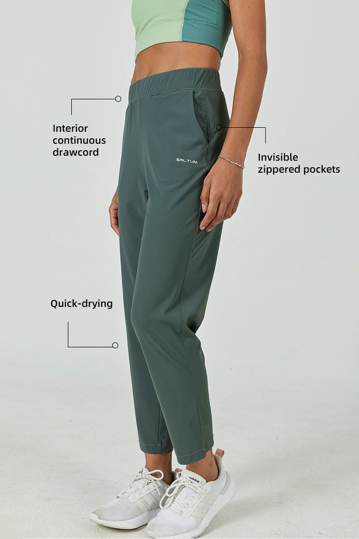 Saltum High Rise Mesh 7/8 Yoga Pants - Breathable Workout Leggings for Women, Running, Gym & Lounge Wear