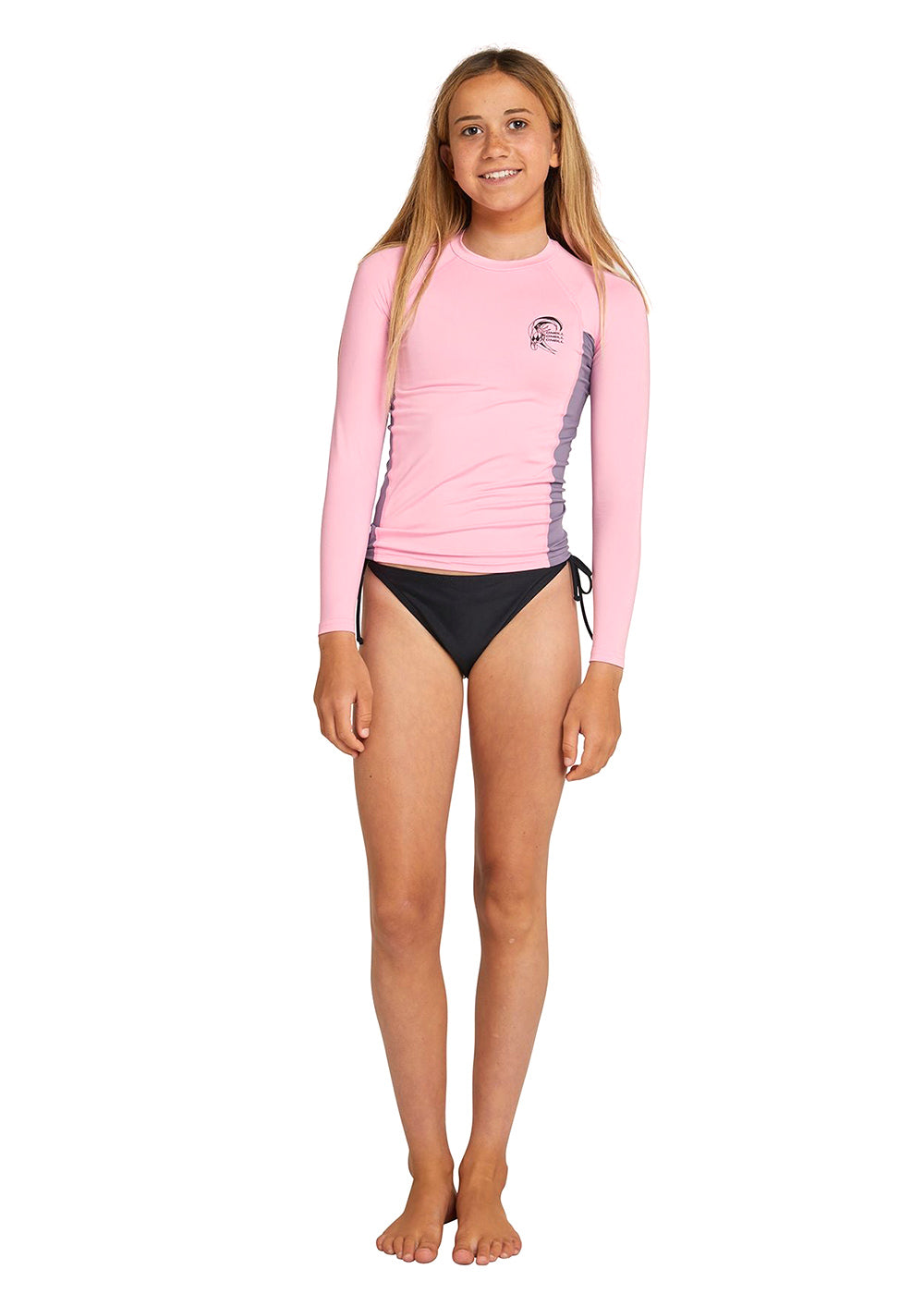 O'Neill Girls Classic UV Long Sleeve Rash Guard - Sun Protection Swim Shirt for Surfing, Swimming & Beach Activities