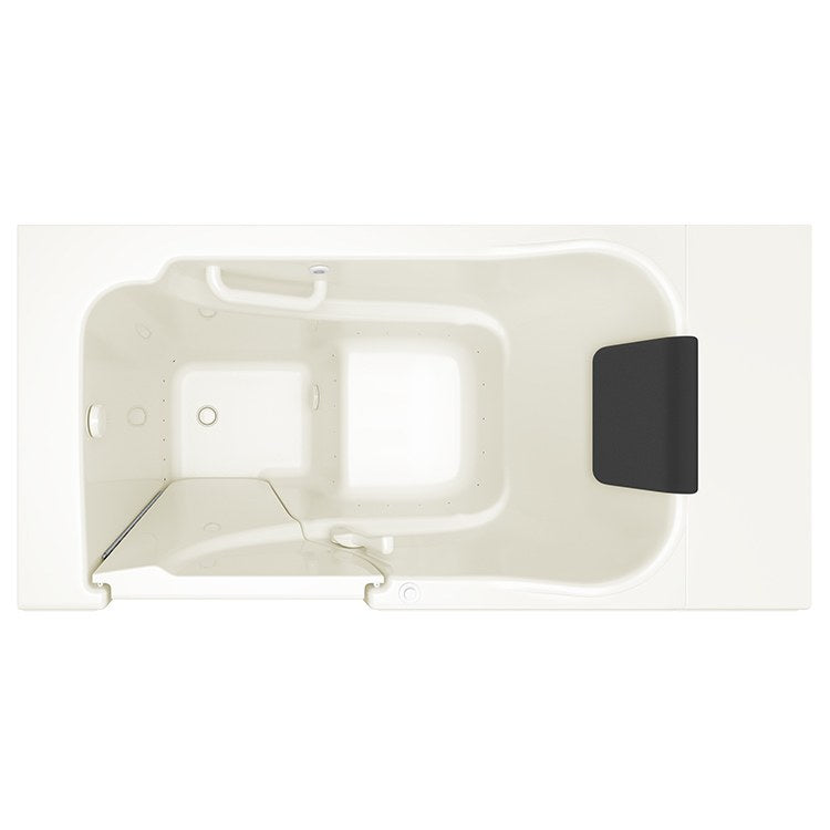 30W x 52L Gelcoat Walk-In Air Spa Bathtub - 3052 Series with Left Hand Drain & Faucet - Perfect for Home Relaxation and Hydrotherapy