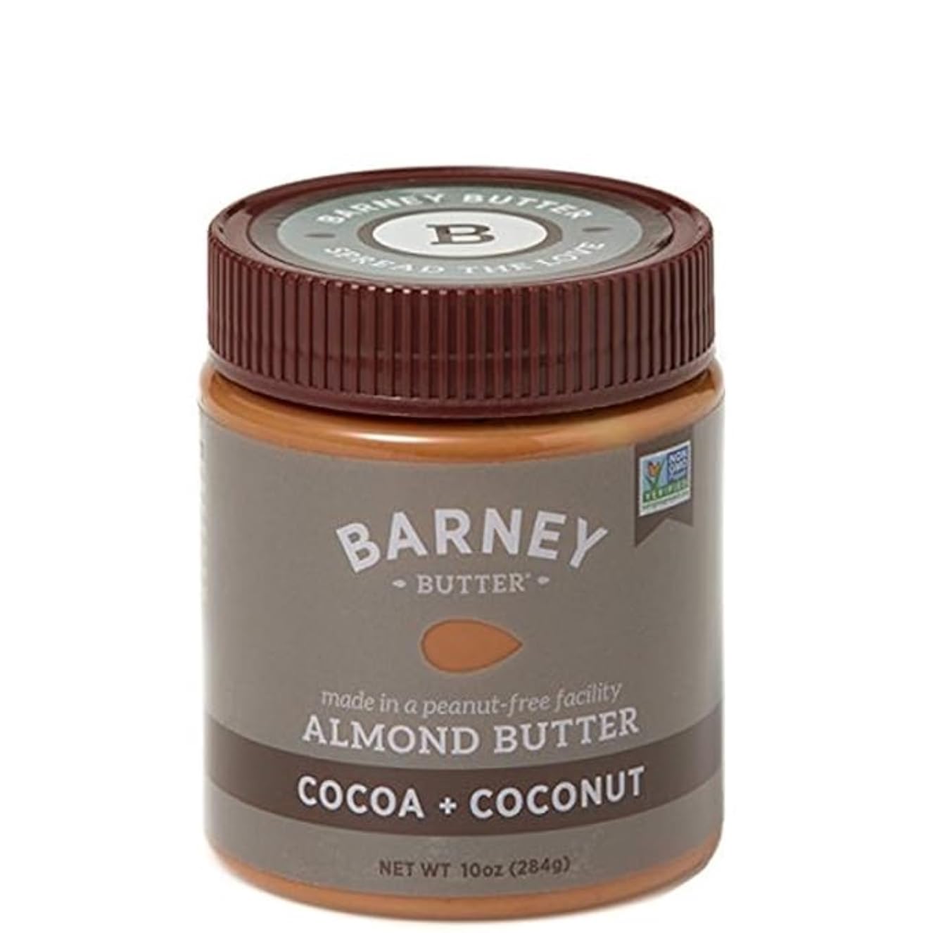 Organic Almond Butter with Cocoa & Coconut - No Stir, Non-GMO, Gluten-Free, Paleo & Keto Friendly (10oz) - Perfect for Smoothies, Baking & Healthy Snacks
