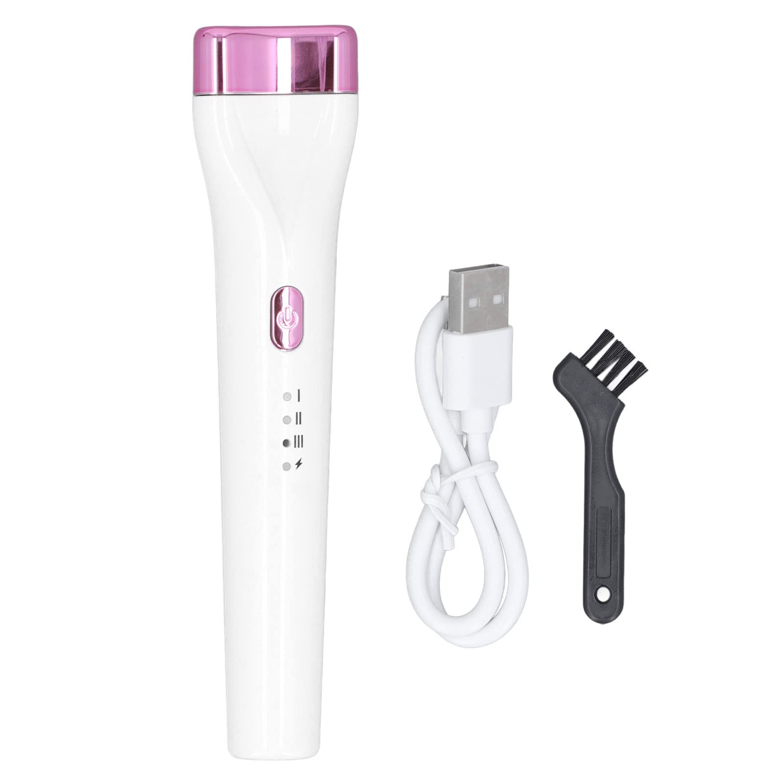 Electric Heated Eyelash Curler - 3 Temperature Settings for Quick & Natural Curling, Rechargeable Lash Curler for Makeup (White) | Perfect for Daily Use, Special Occasions & Travel