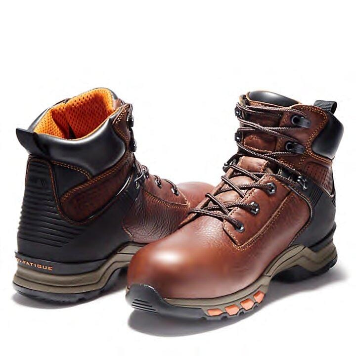 Hypercharge 6 Waterproof Composite Toe Work Boots for Men - Safety Shoes for Construction, Warehouse & Outdoor Work - Slip Resistant & Electrical Hazard Protection