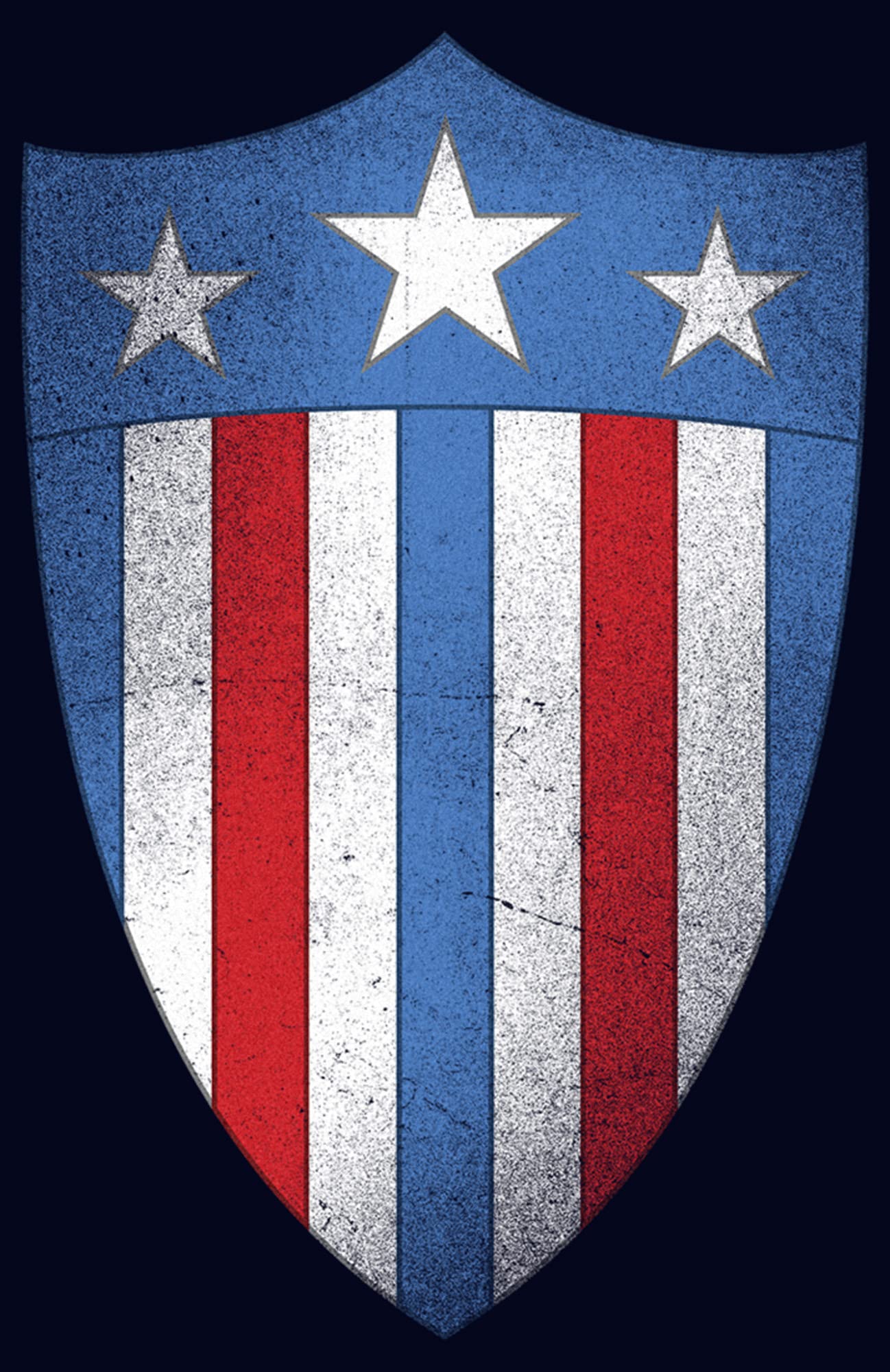 Women's Marvel Avengers Captain America USO Shield Graphic T-Shirt | Superhero Comic Tee for Fans | Perfect for Cosplay, Comic Con & Casual Wear