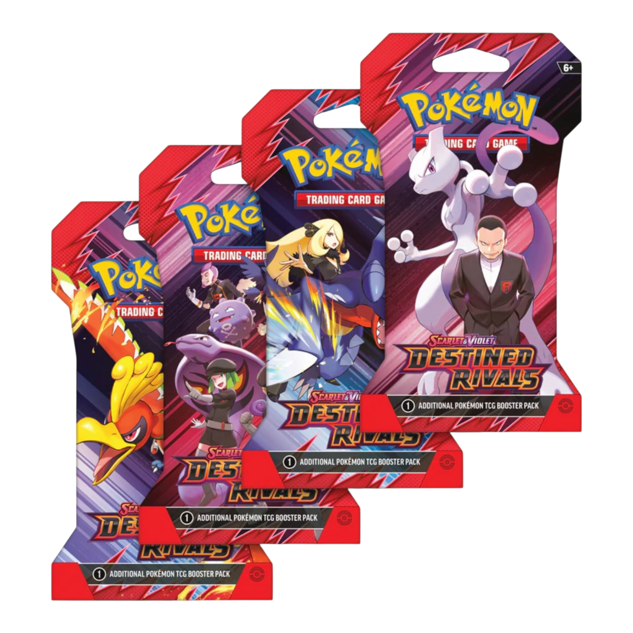 Pokemon Scarlet & Violet: Destined Rivals Sleeved Booster Pack - Collectible Trading Cards for Battles & Deck Building