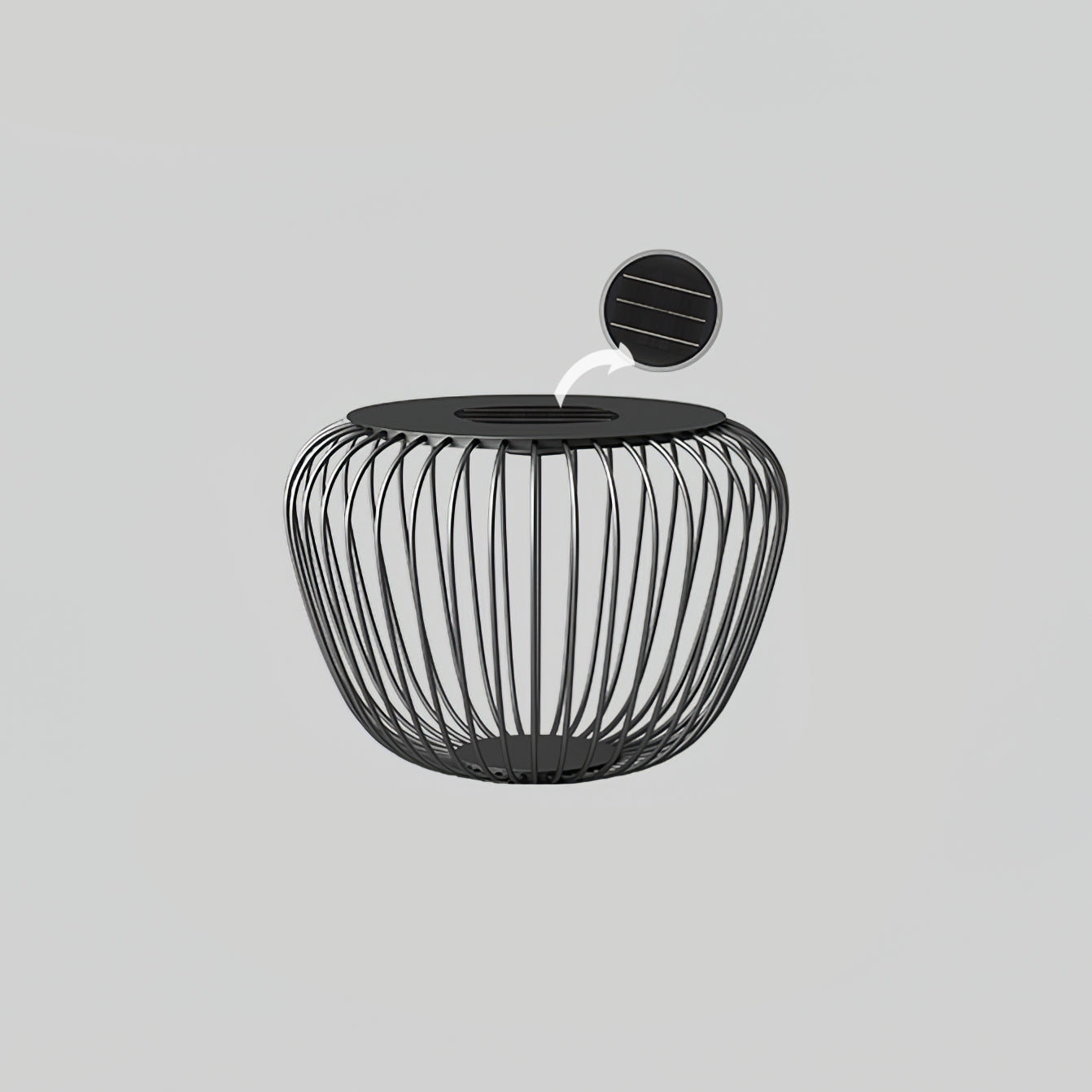 Meridiano Solar Powered Garden Outdoor Table Light - Waterproof LED Patio Decor for Backyard, Deck, and Poolside - Perfect for Evening Gatherings and Outdoor Dining