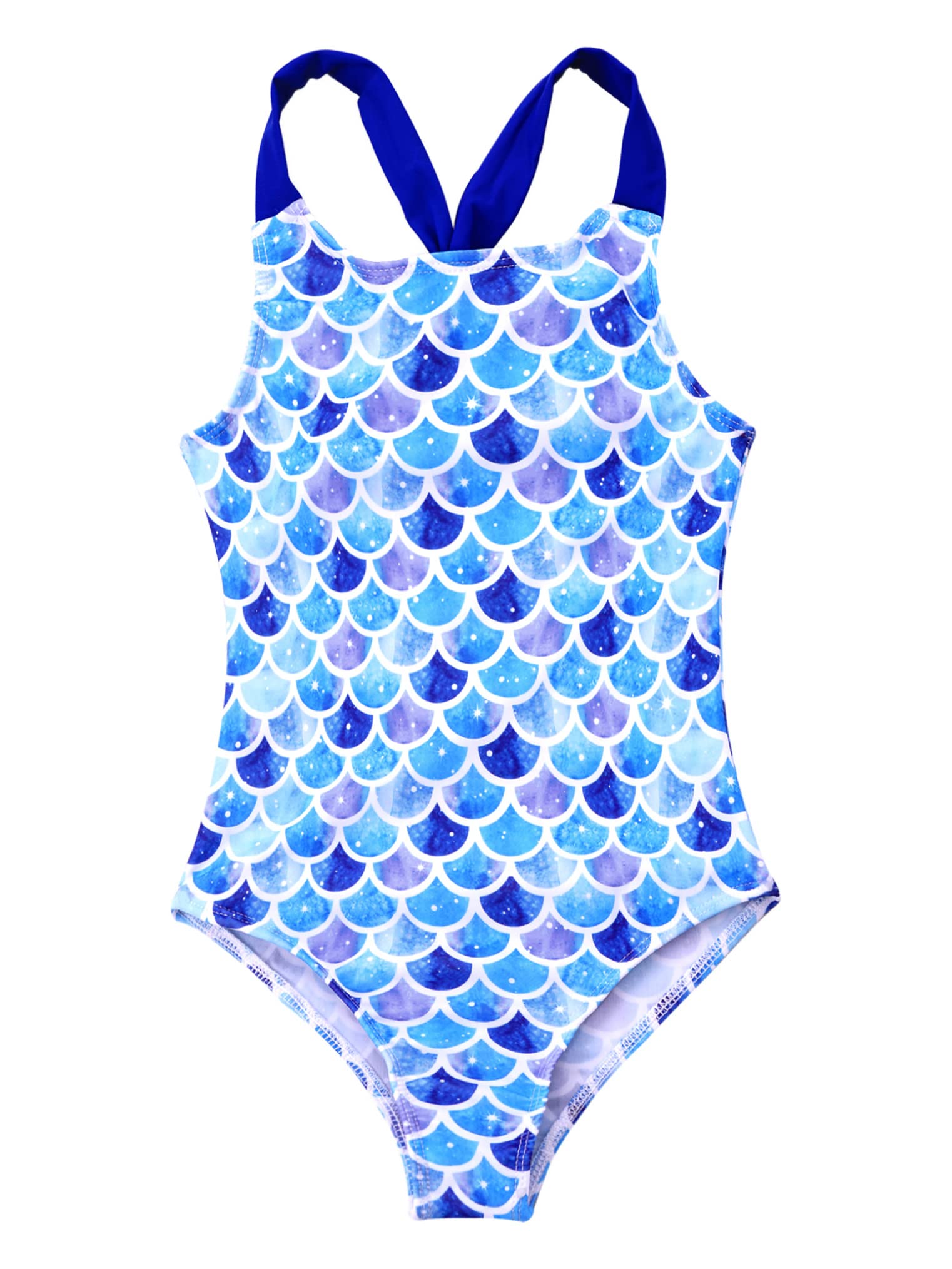 Freebily Girls' Cute Printed One-Piece Swimsuits - Cartoon Bathing Suit for Kids - Perfect for Beach, Pool & Summer Water Play