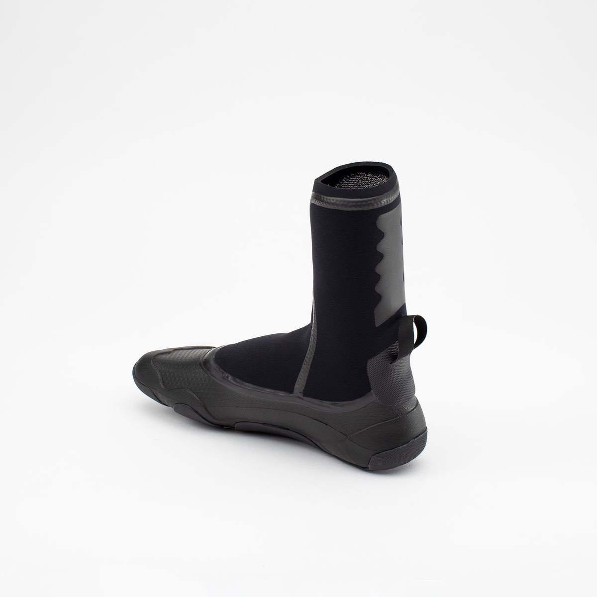 SOLITE 5mm Neoprene Booties Custom 2.0 - Black/Gum Color with Heat Booster Socks - Waterproof & Warm for Surfing, Diving & Cold Water Activities
