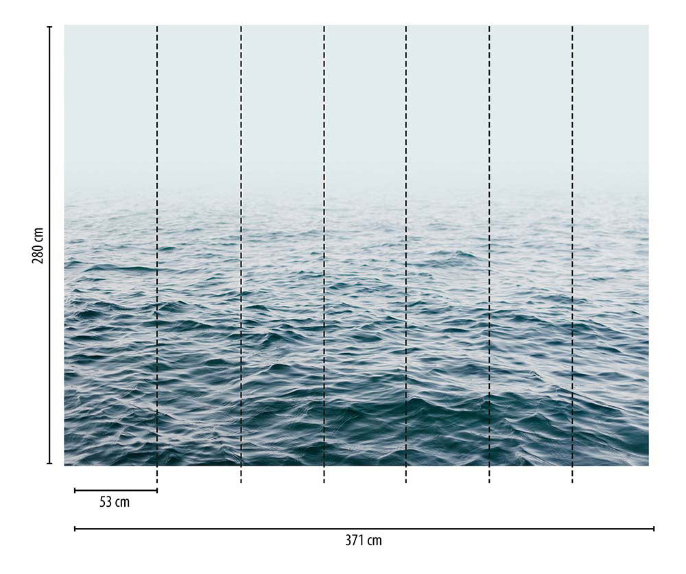 Ocean Waves Wall Art - Coastal Decor for Living Room, Bedroom & Office - Perfect for Beach House & Nautical Theme