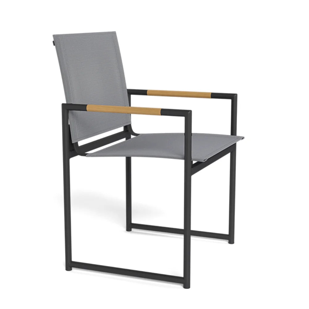 Lightweight Aluminum Outdoor Dining Chair - Weather-Resistant Patio Furniture for Garden, Poolside & Backyard Relaxation