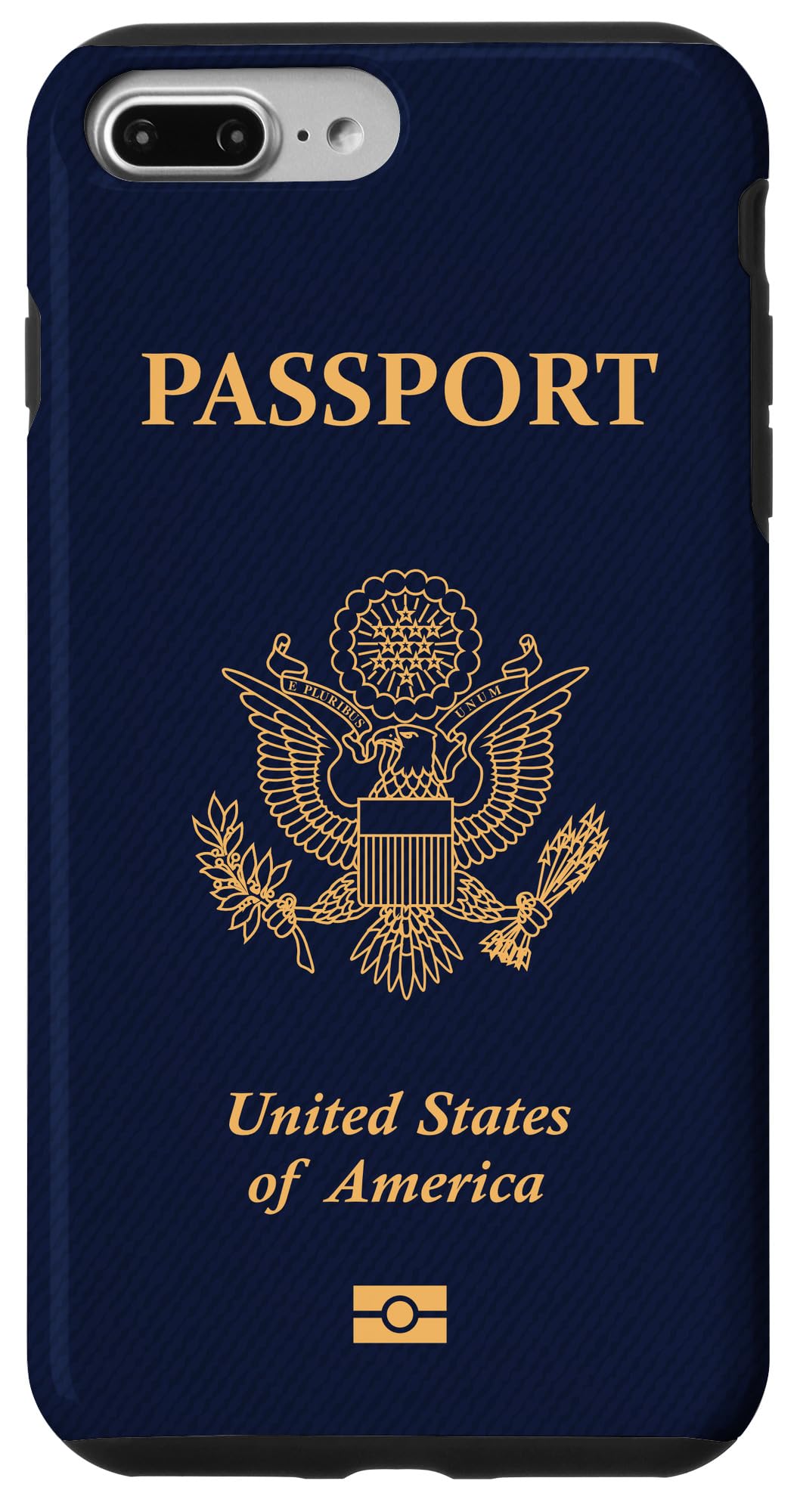 Premium iPhone 7 Plus/8 Plus Phone Case with Passport Holder - Slim Protective Cover for Travelers | Perfect for International Trips, Business Travel & Vacation Accessories