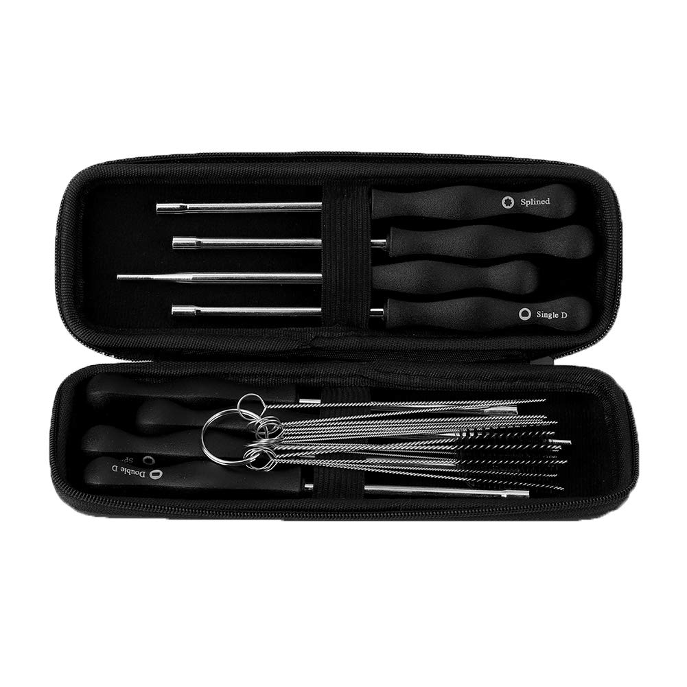 KIMISS Carburetor Adjustment Tool Kit - Carburetor Adjuster Tool with Carb Screwdriver & Clean Brush Set for Motorcycle, ATV, Lawn Mower Repair & Maintenance | Perfect for DIY Mechanics & Small Engine Tune-Ups