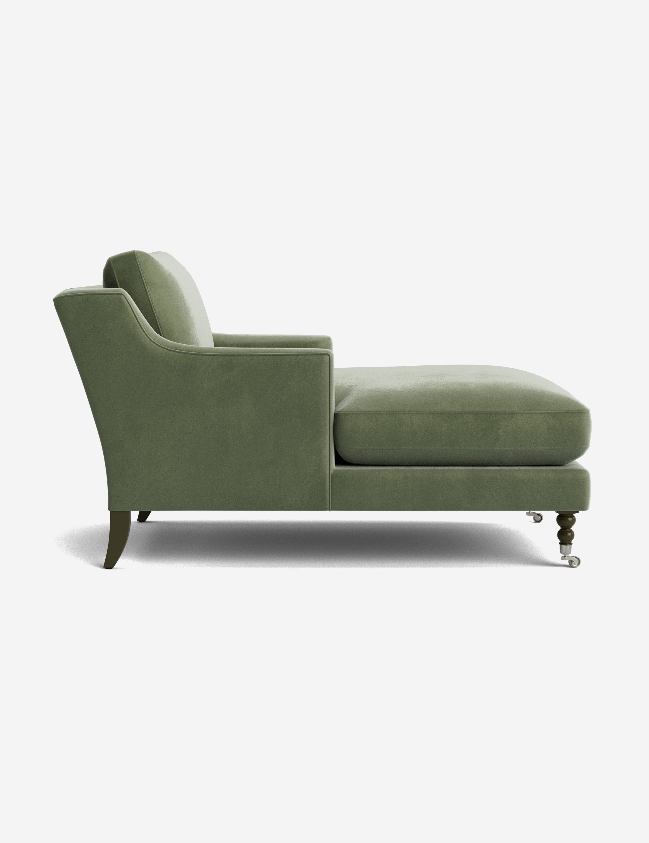 Fabienne Chaise Lounge Chair - Modern Accent Chair for Living Room, Bedroom & Office - Stylish Upholstered Armchair with Wooden Legs - Perfect for Relaxing, Reading & Decorating