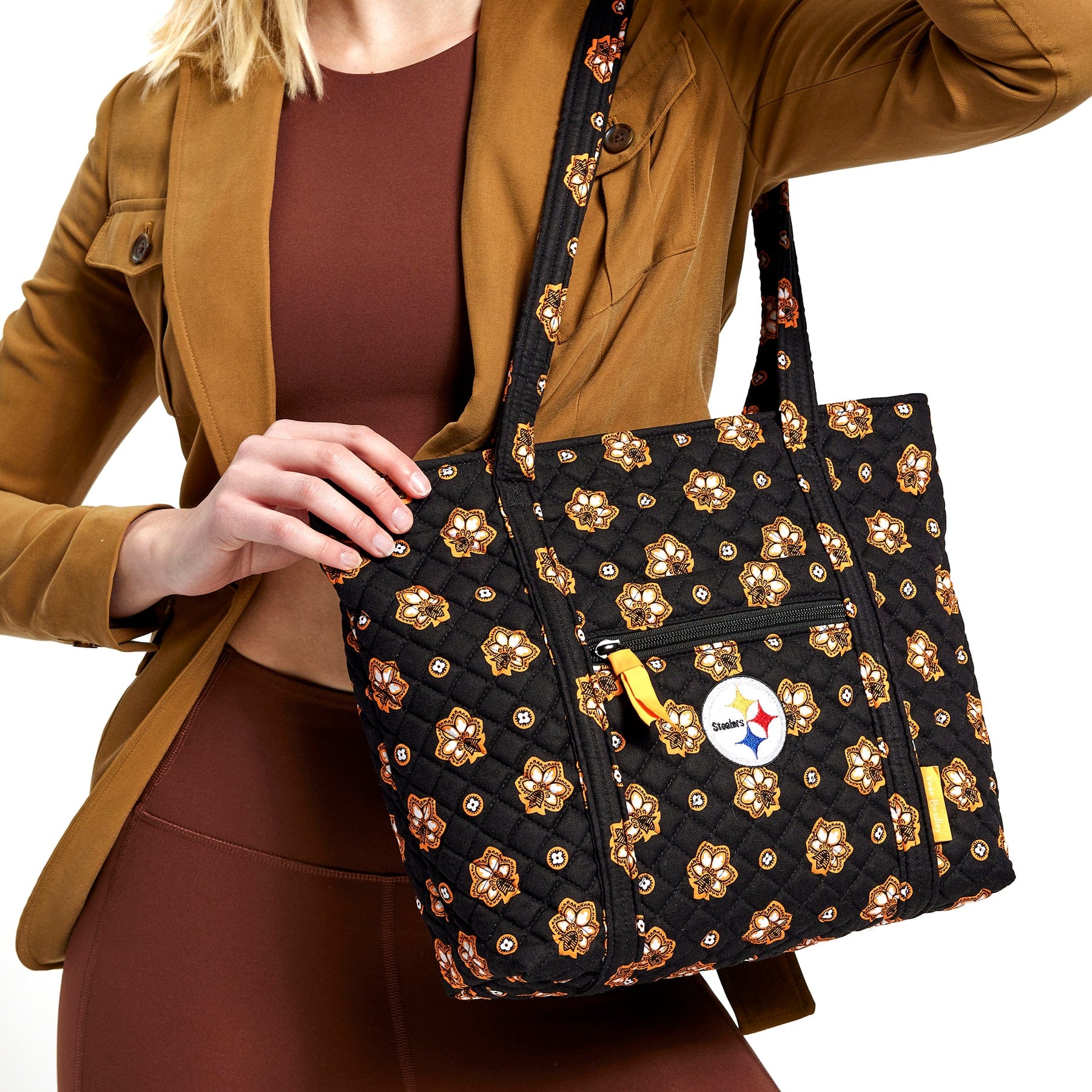NFL Small Vera Tote Bag - Official Licensed Football Team Purse for Women & Girls - Perfect for Game Day, Shopping, and Everyday Use