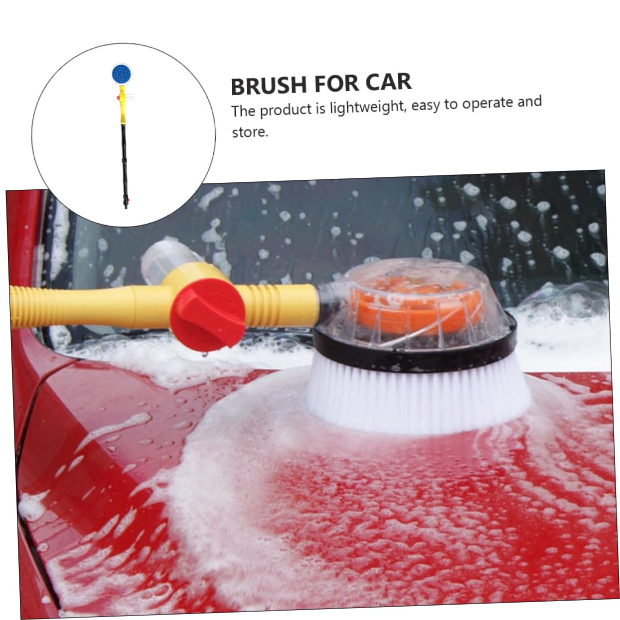 SUPVOX Car Wash Brush with Strong Absorption - Premium Vehicle Cleaning Mop for Cars, Trucks & SUVs - Ideal for Home, Auto Detailing & Professional Car Wash Services
