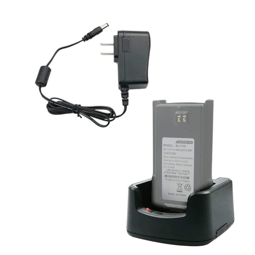 HYTERA HYT BL1719 TC-510 TC-585 TC-500S Walkie Talkie Charger - 2 Way Radio Battery Charger for Outdoor Adventures, Construction Sites & Emergency Communication