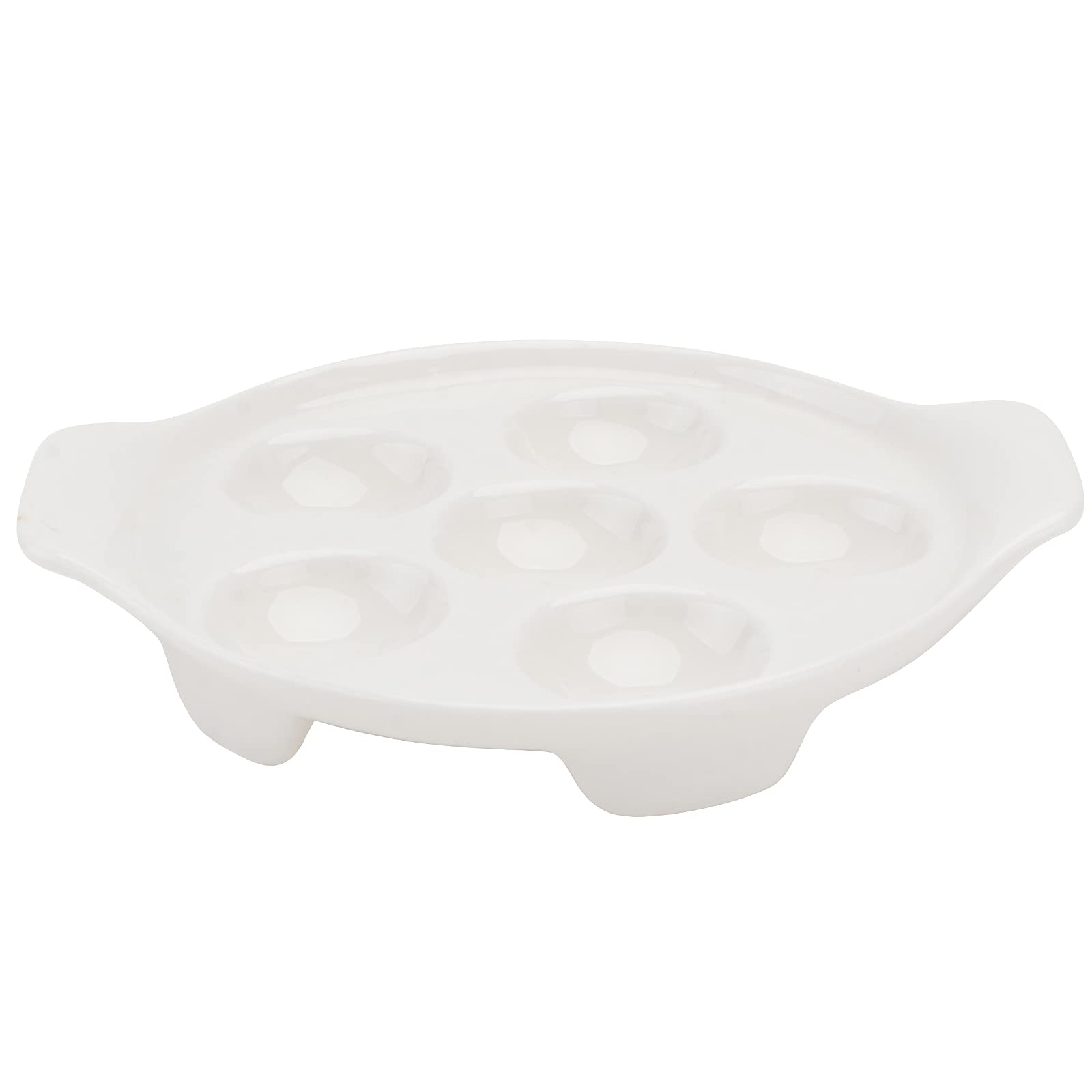 DOITOOL Conch Baking Pan - Snail Dish for BBQ & Baking (White) - Perfect for Home & Party Cooking