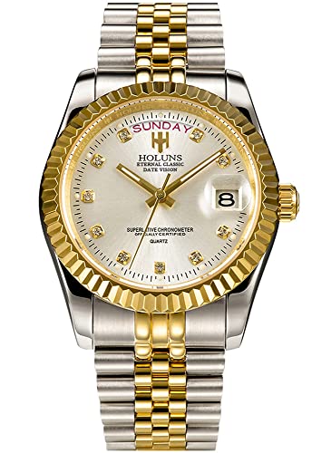 Silver&Gold //White Dial
