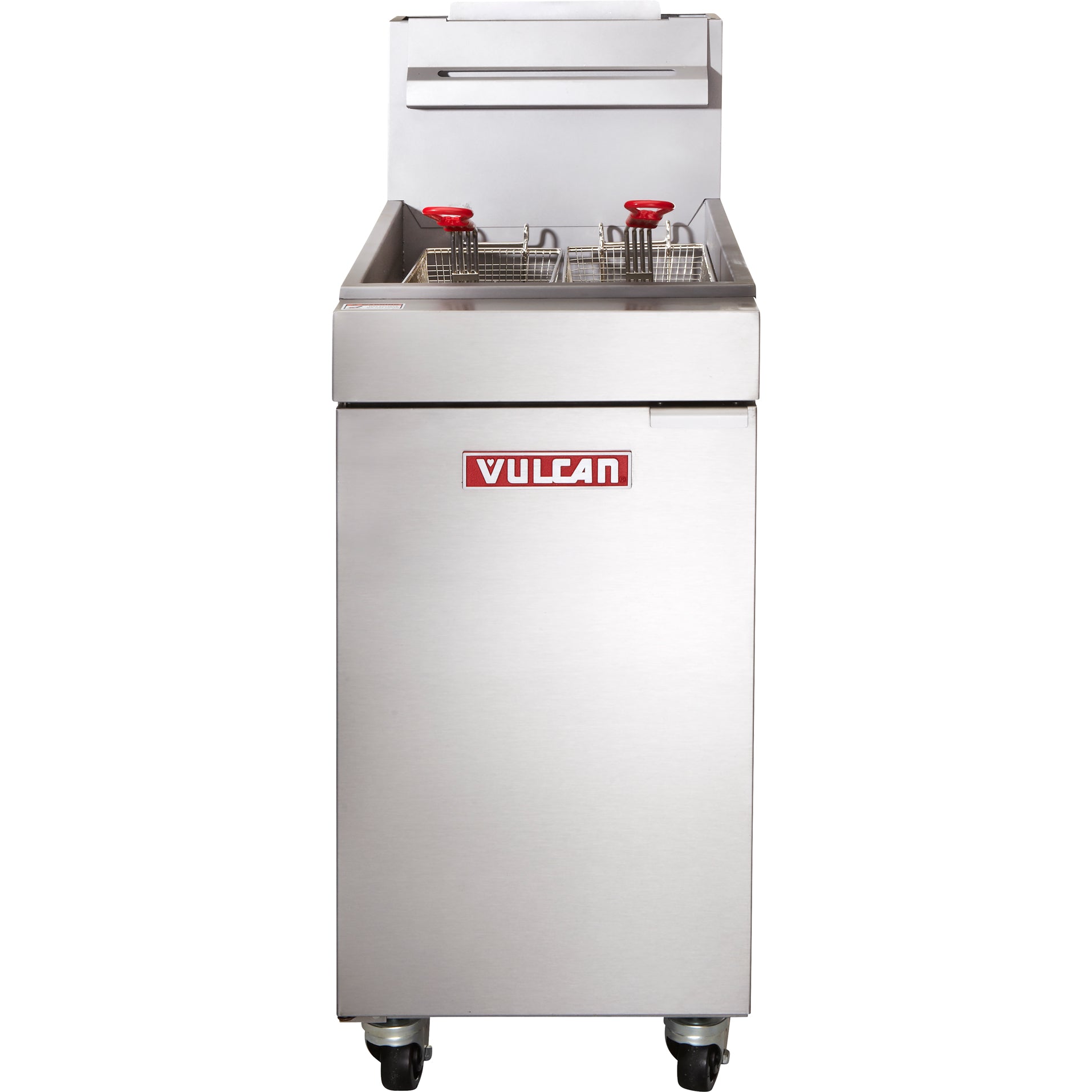 Vulcan 65 70 Lb Commercial Natural Gas Floor Fryer - 150,000 BTU High Capacity for Restaurants, Food Trucks & Catering Businesses