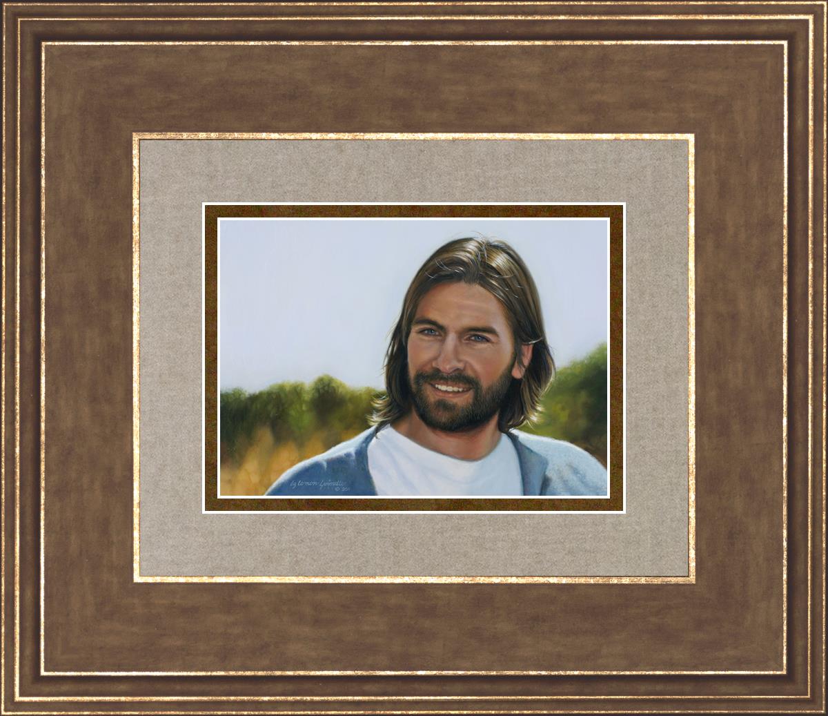 Abide With Me by Liz Lemon Swindle - Inspirational Christian Art Print for Home, Office & Church Decor - Perfect for Gifts, Wall Art & Spiritual Encouragement