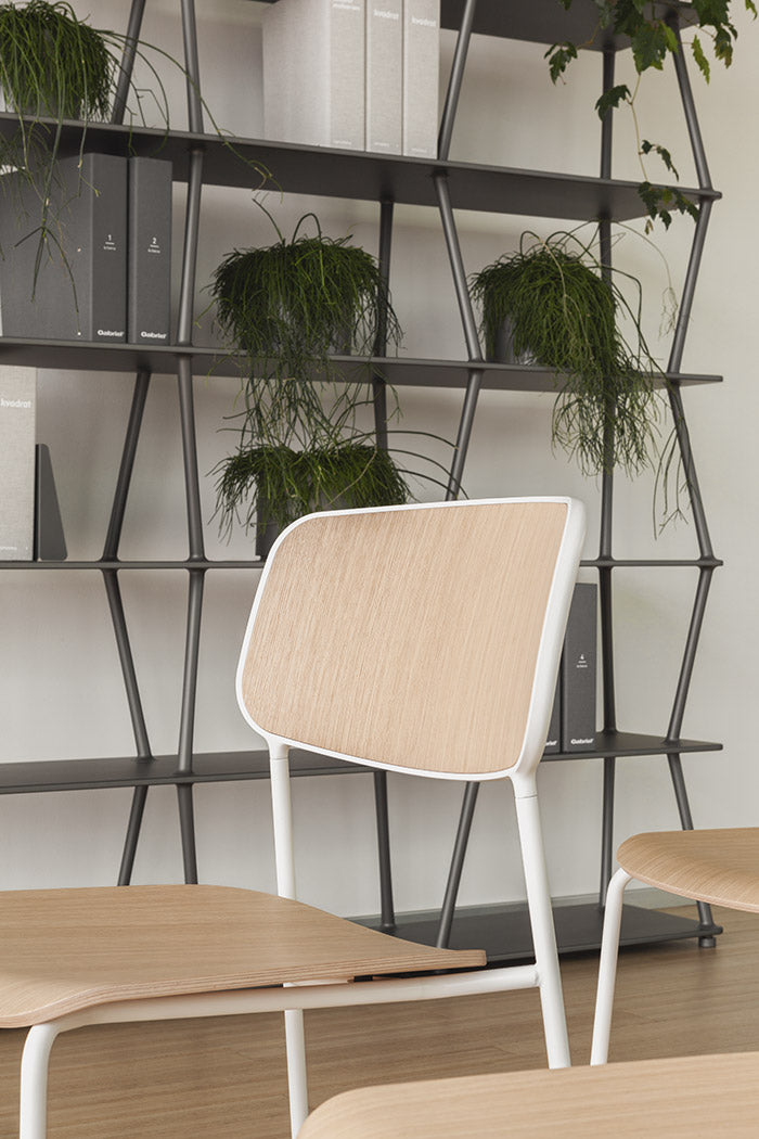 Lapalma Kisat S410 Modern Stackable Side Chair - Durable & Space-Saving Dining Chair for Home, Office, Restaurant & Cafe Use