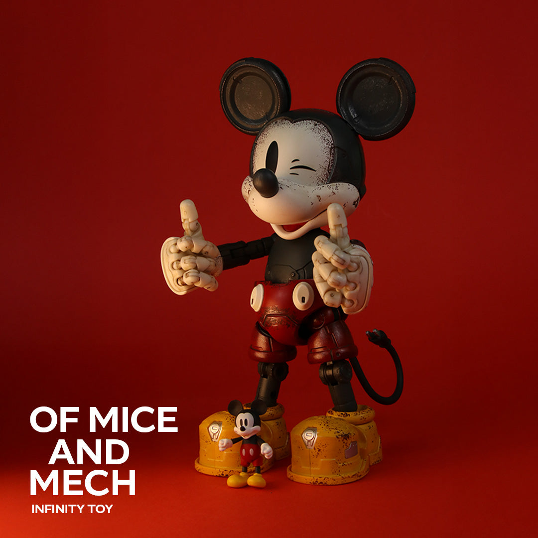 Heat Bubby Figure Mecha Mickey Mouse OB Version - Collectible Robot Anime Toy for Disney Fans, Perfect for Display, Gifts, and Cosplay