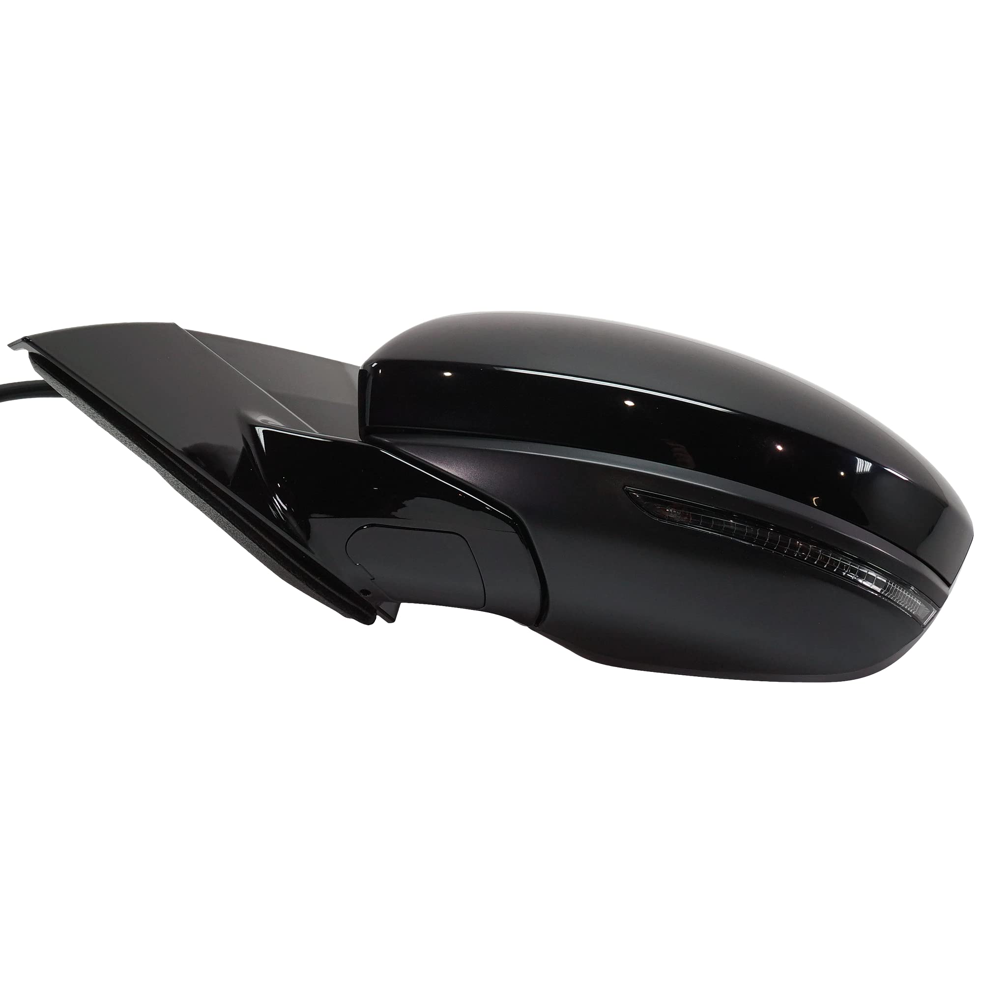 2019-2023 Nissan Altima Driver Side Power Heated Mirror with Turn Signal - Paintable Replacement for Non-Camera Models | All-Weather Visibility & Safe Lane Changing