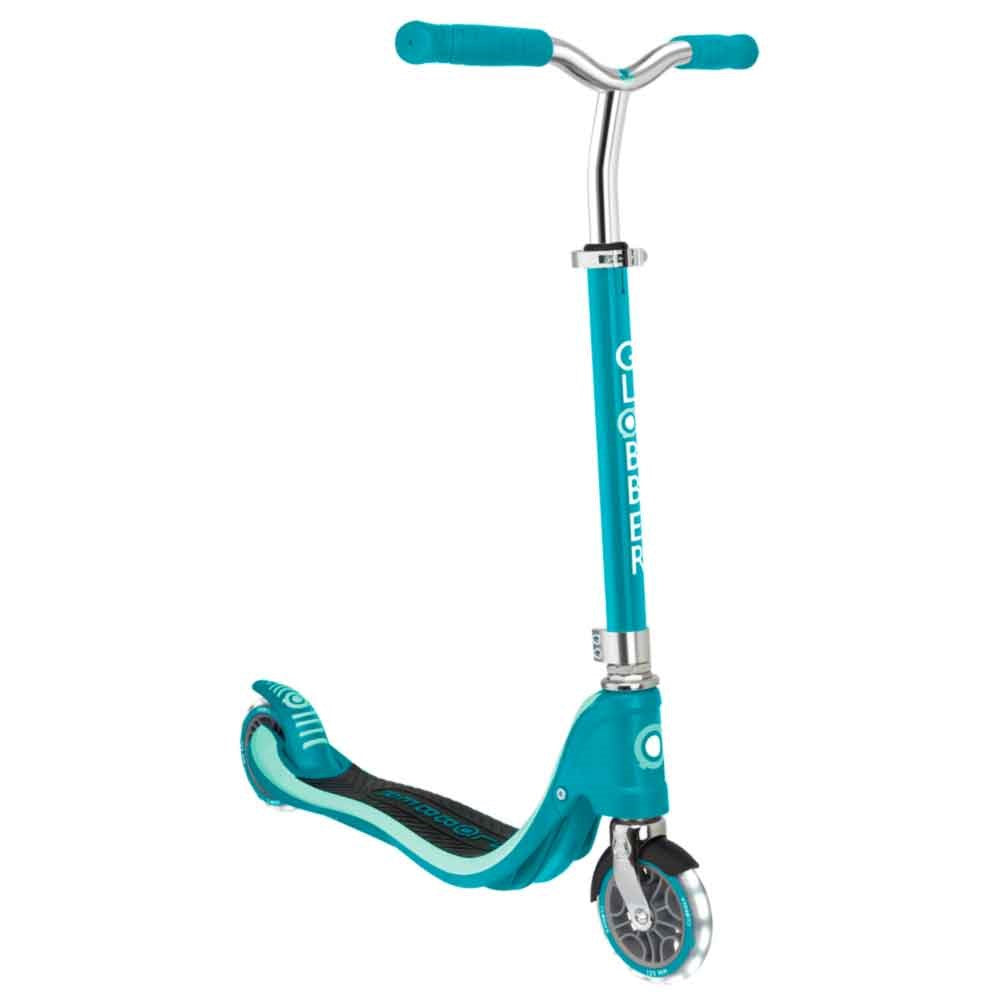 Globber Flow 125 LED Lights Kick Scooter for Kids & Teens - Perfect for Commuting, School, and Outdoor Fun