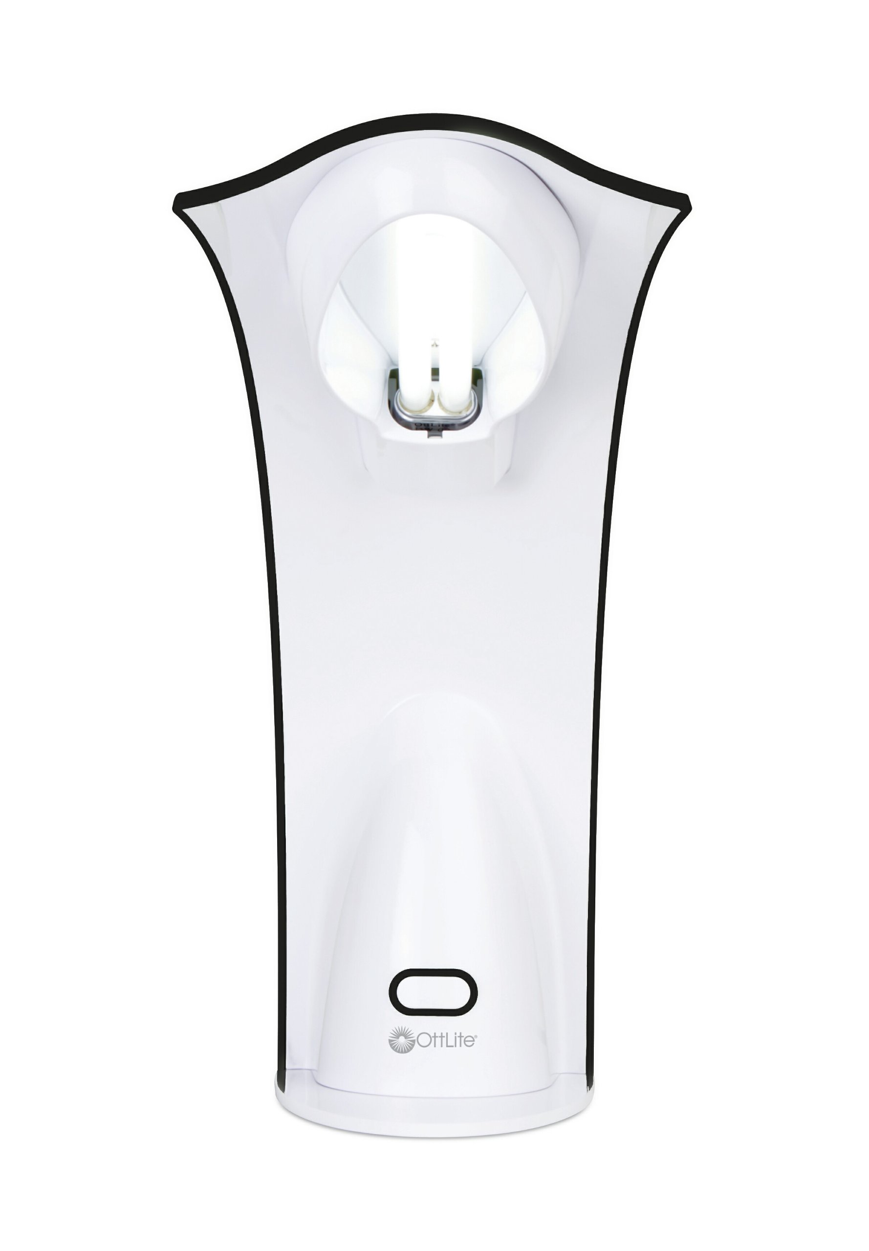 OttLite F48K28 Natural Daylight Desk Lamp - Adjustable LED Task Light for Reading, Crafting & Office Work, Black (Perfect for Home, Office & Study)