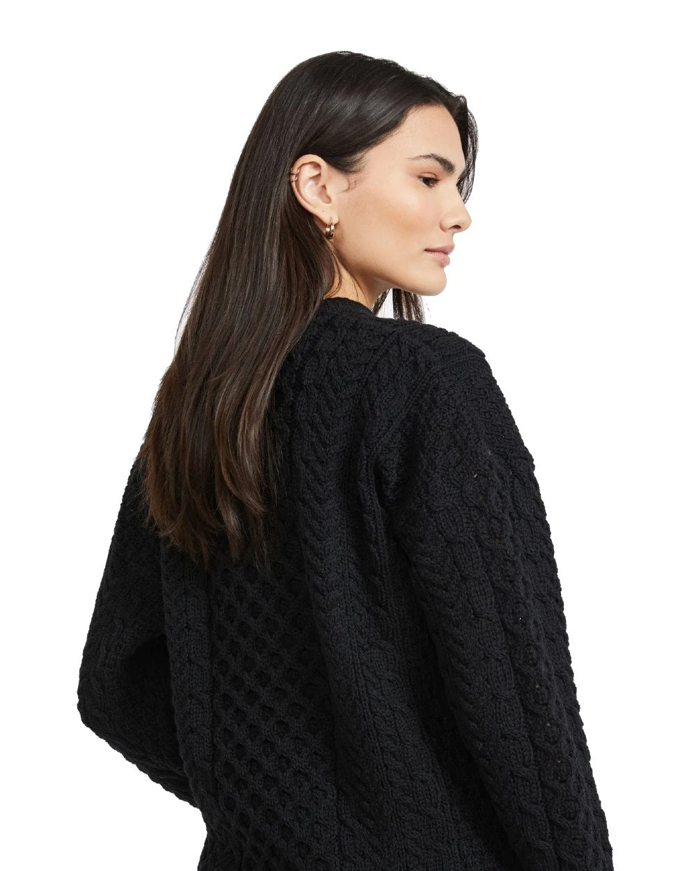 Aran Inisheer Traditional Irish Wool Sweater for Men & Women - Warm Handmade Knitwear for Winter, Fall & Outdoor Activities