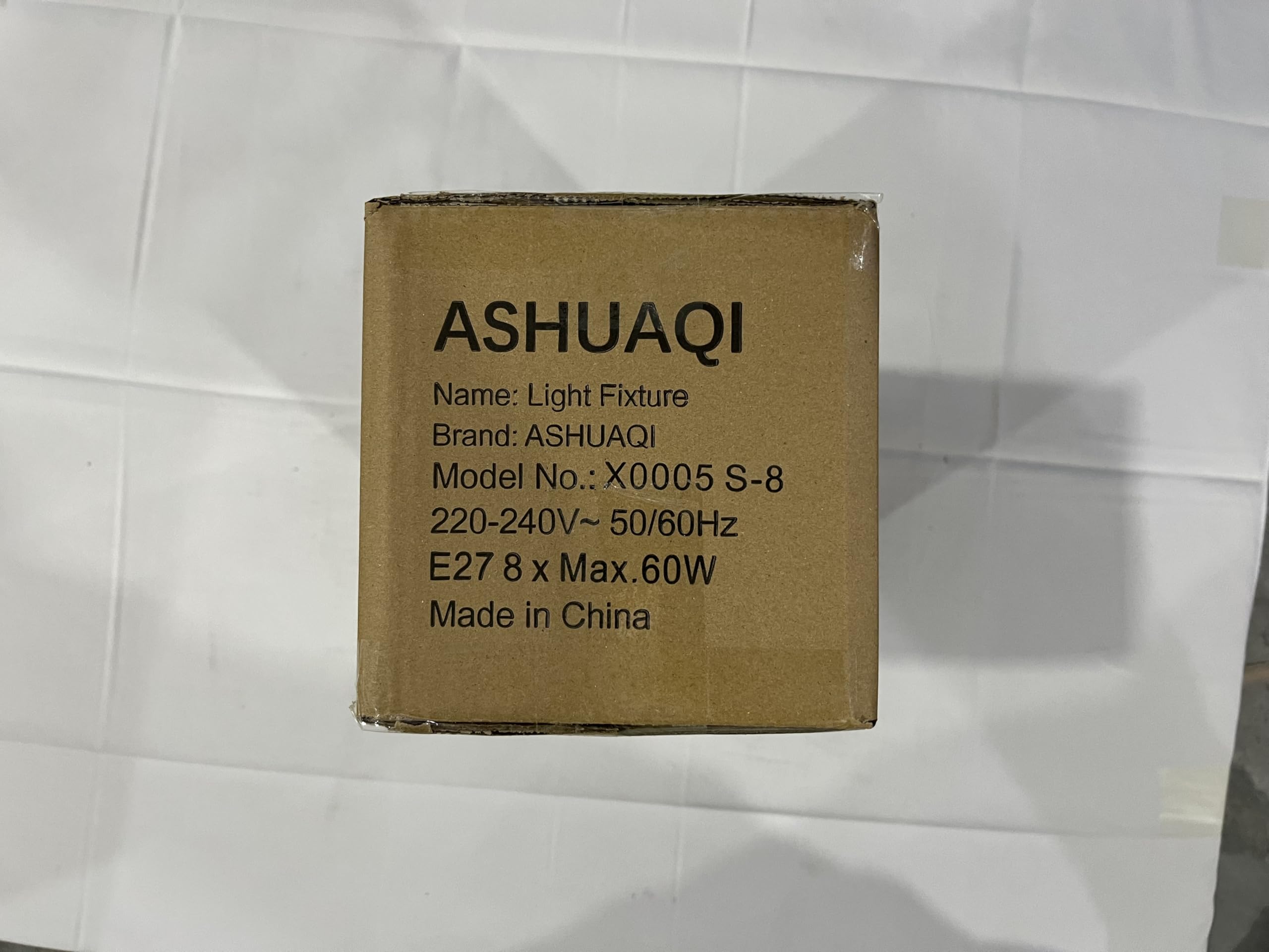 ASHUAQI 8-Light Sputnik Ceiling Fixture - Modern Chrome Semi-Flush Mount Industrial Chandelier with E27 Sockets for Living Room, Bedroom, Kitchen, Dining Room, Hallway & Lounge | Perfect for Contemporary Home Decor & Industrial Style Lighting