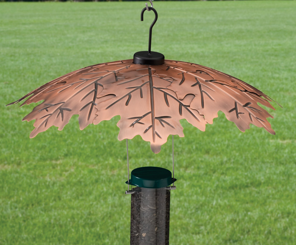 Copper Leaf Baffle Ceiling Light Fixture - Modern Farmhouse Lighting for Bedroom, Living Room & Dining Room