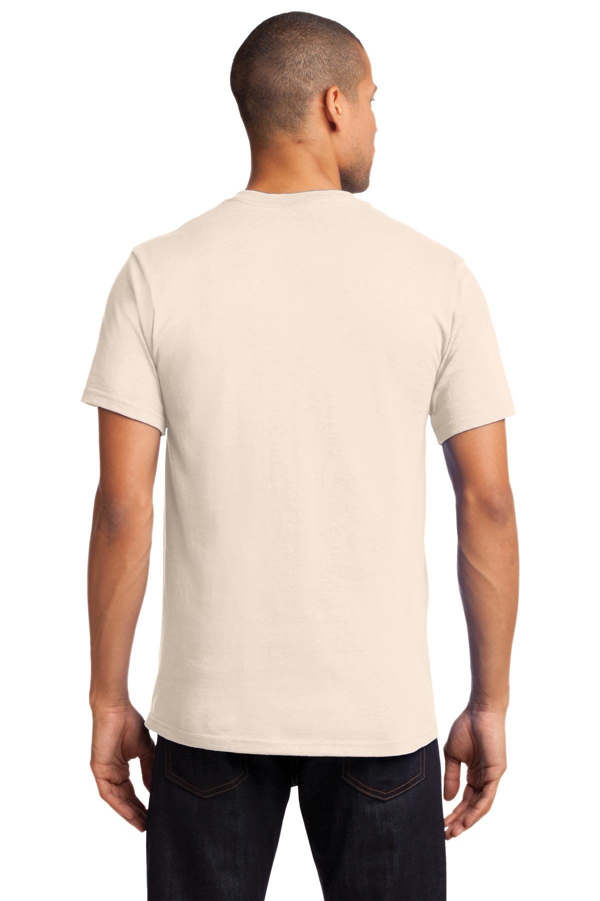 Port & Company PC61PT Tall Essential Pocket T-Shirt for Men - Comfortable Cotton Crew Neck Tee with Chest Pocket - Perfect for Casual Wear, Work & Everyday Use